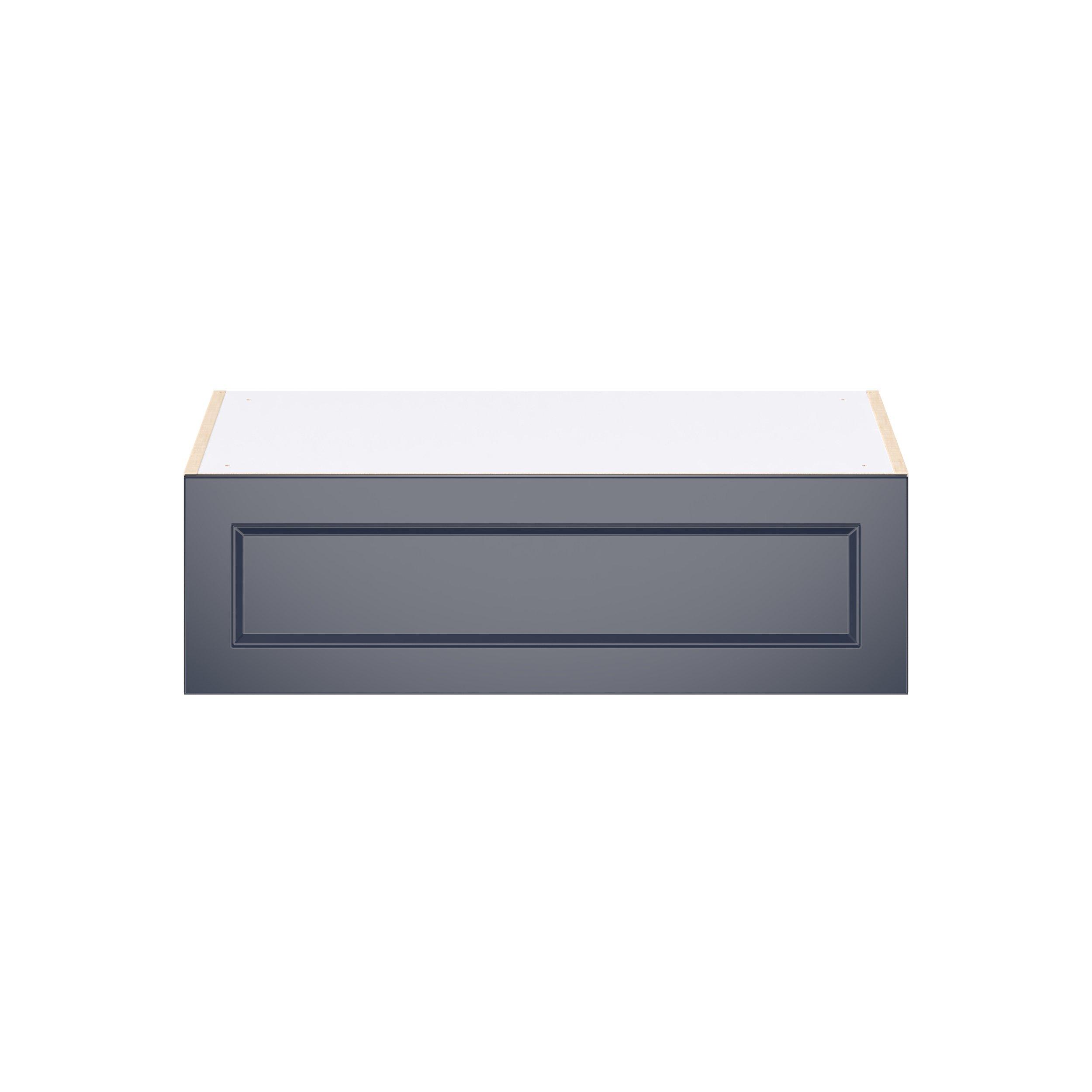 Peachtree 33 in. Painted Midnight Blue Lift Up Wall Cabinet