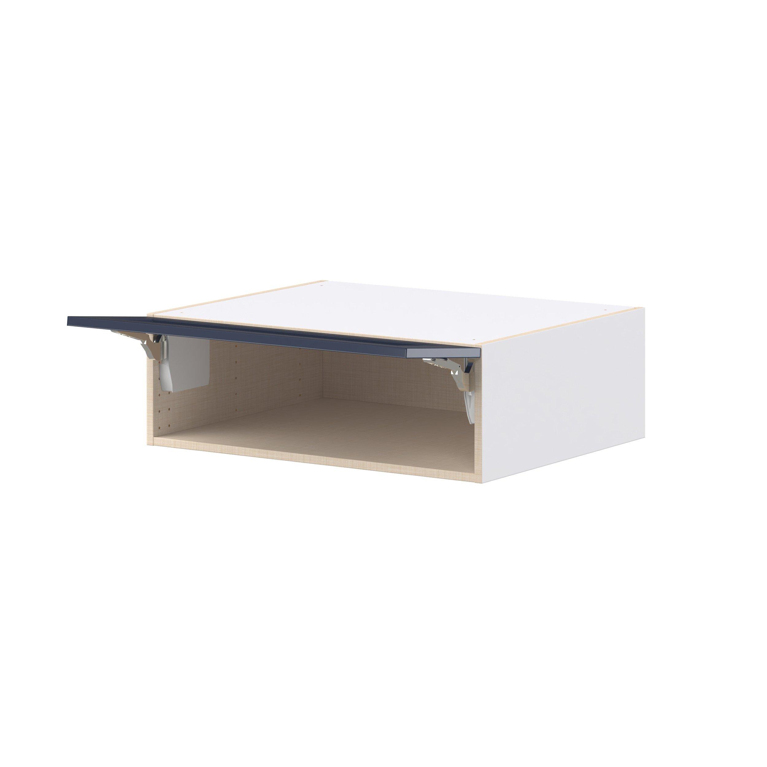Peachtree 30 in. Painted Midnight Blue Lift Up Wall Cabinet