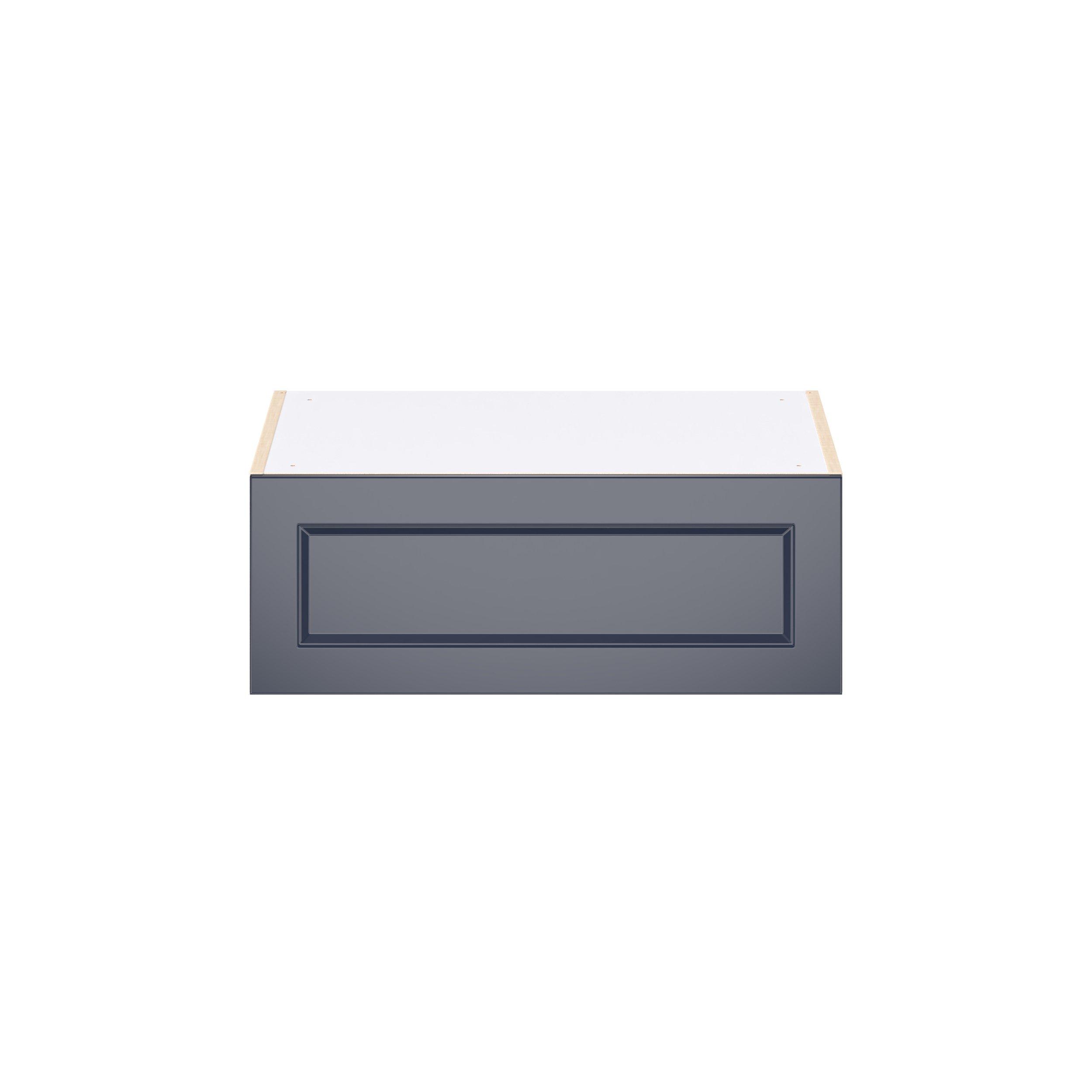 Peachtree 27 in. Painted Midnight Blue Lift Up Wall Cabinet