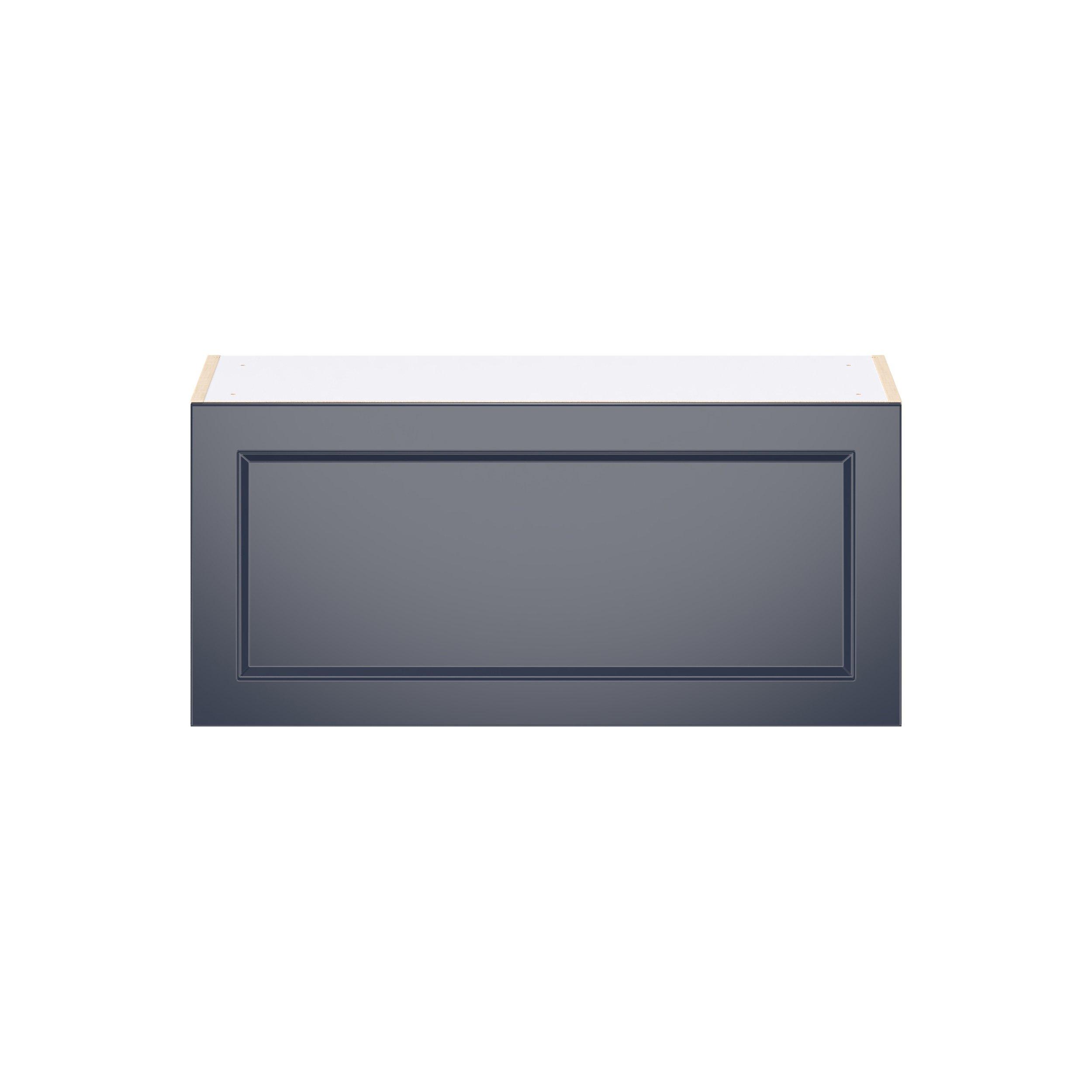 Peachtree 33 in. Painted Midnight Blue Lift Up Wall Cabinet