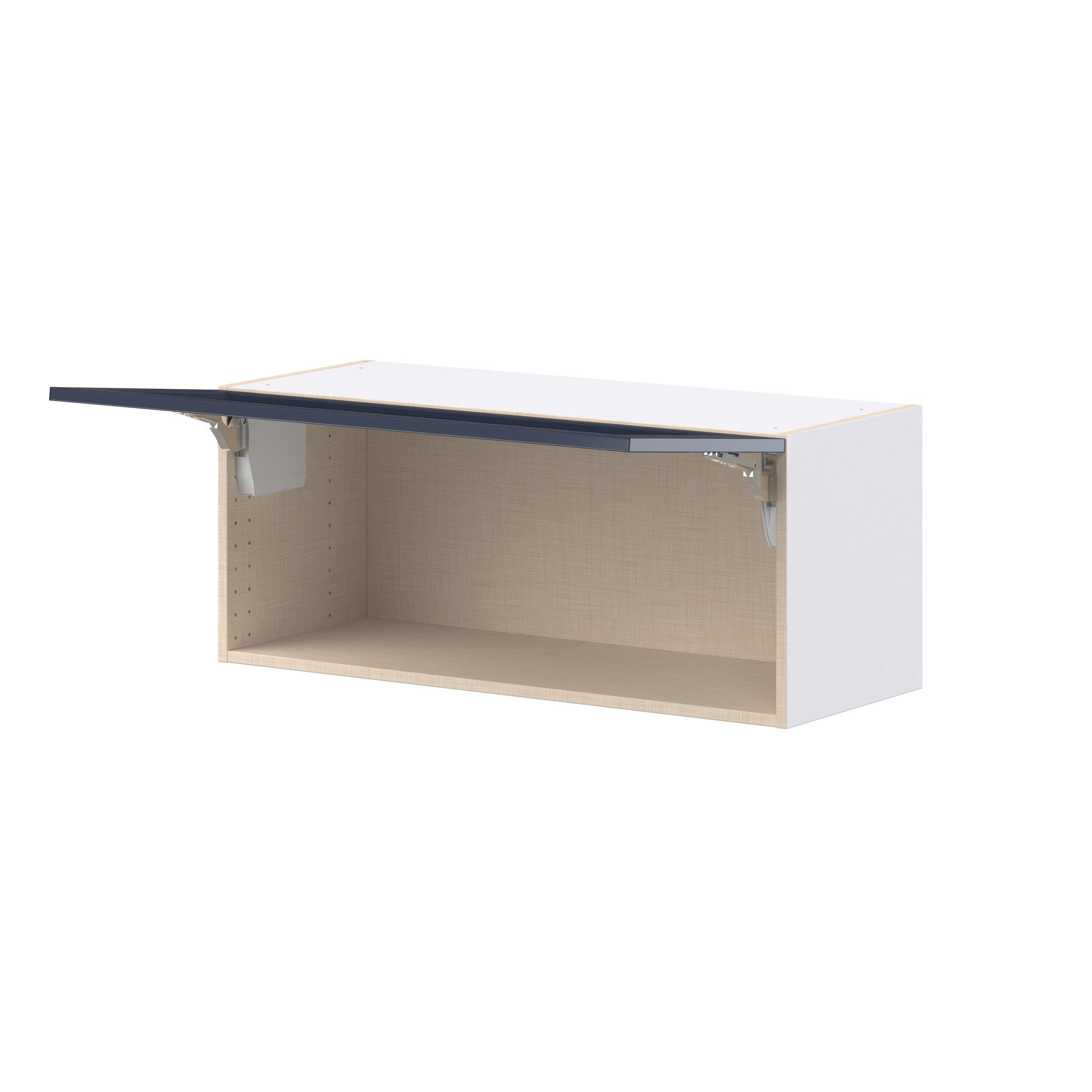 Peachtree 36 in. Painted Midnight Blue Lift Up Wall Cabinet