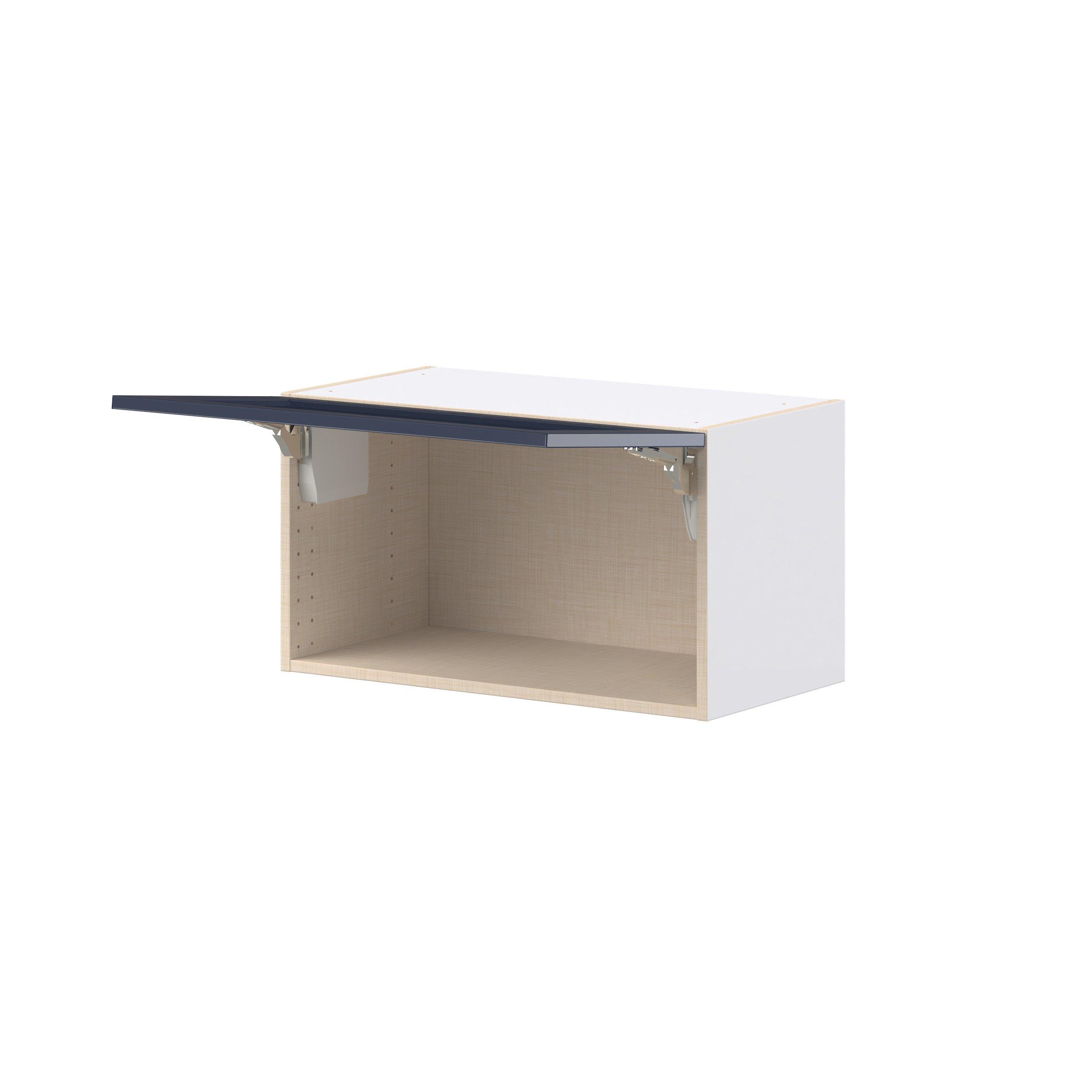 Peachtree 27 in. Painted Midnight Blue Lift Up Wall Cabinet