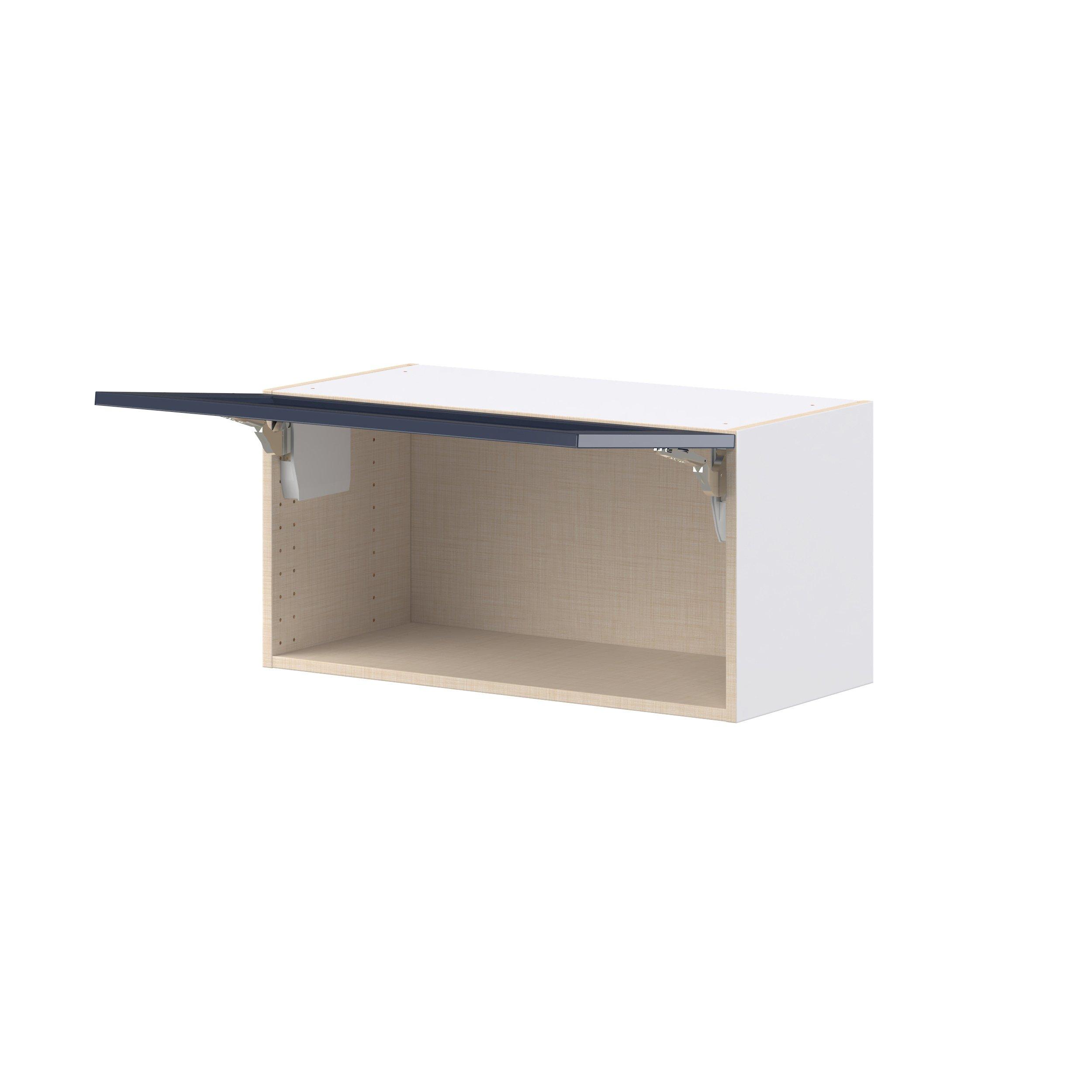 Peachtree 30 in. Painted Midnight Blue Lift Up Wall Cabinet