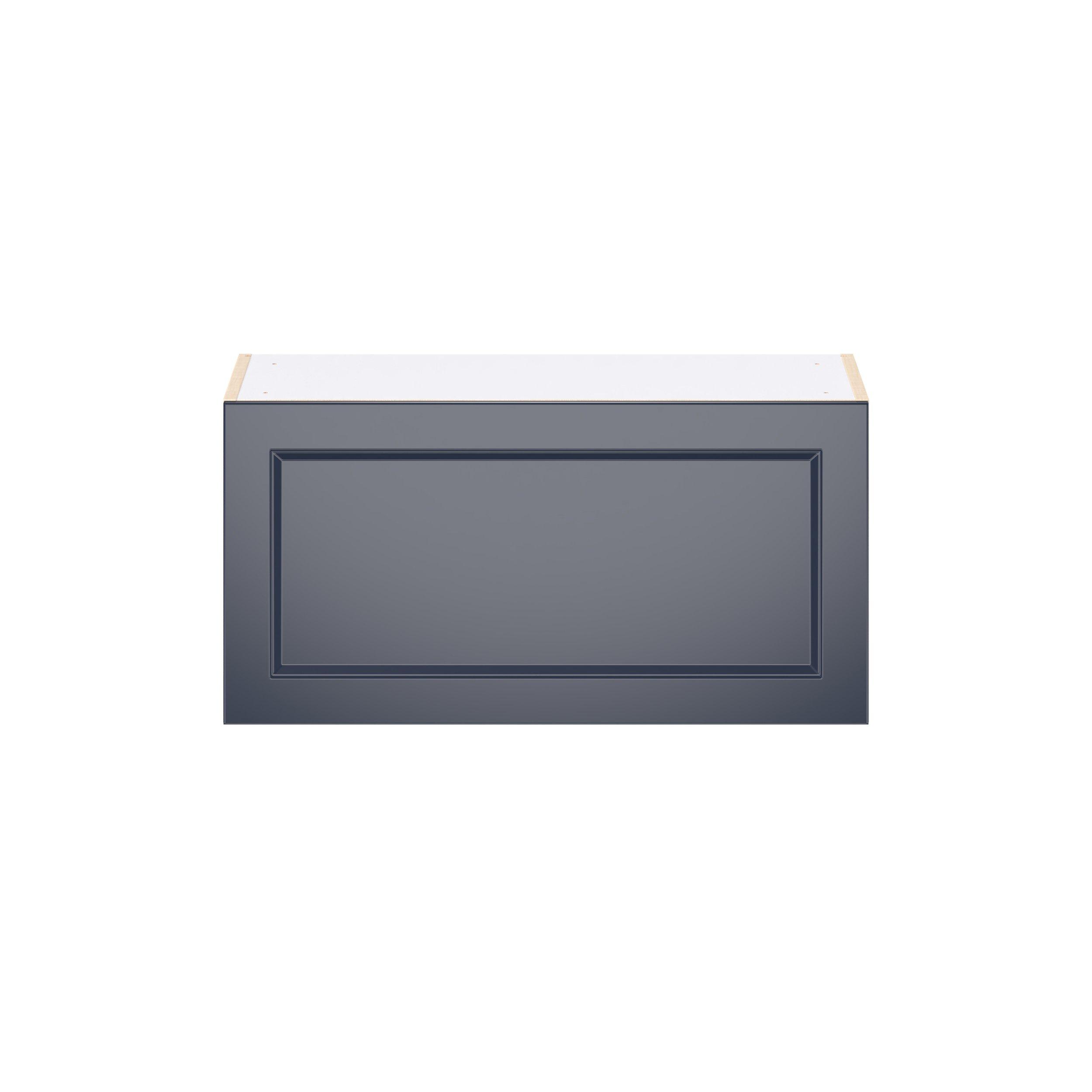 Peachtree 30 in. Painted Midnight Blue Lift Up Wall Cabinet