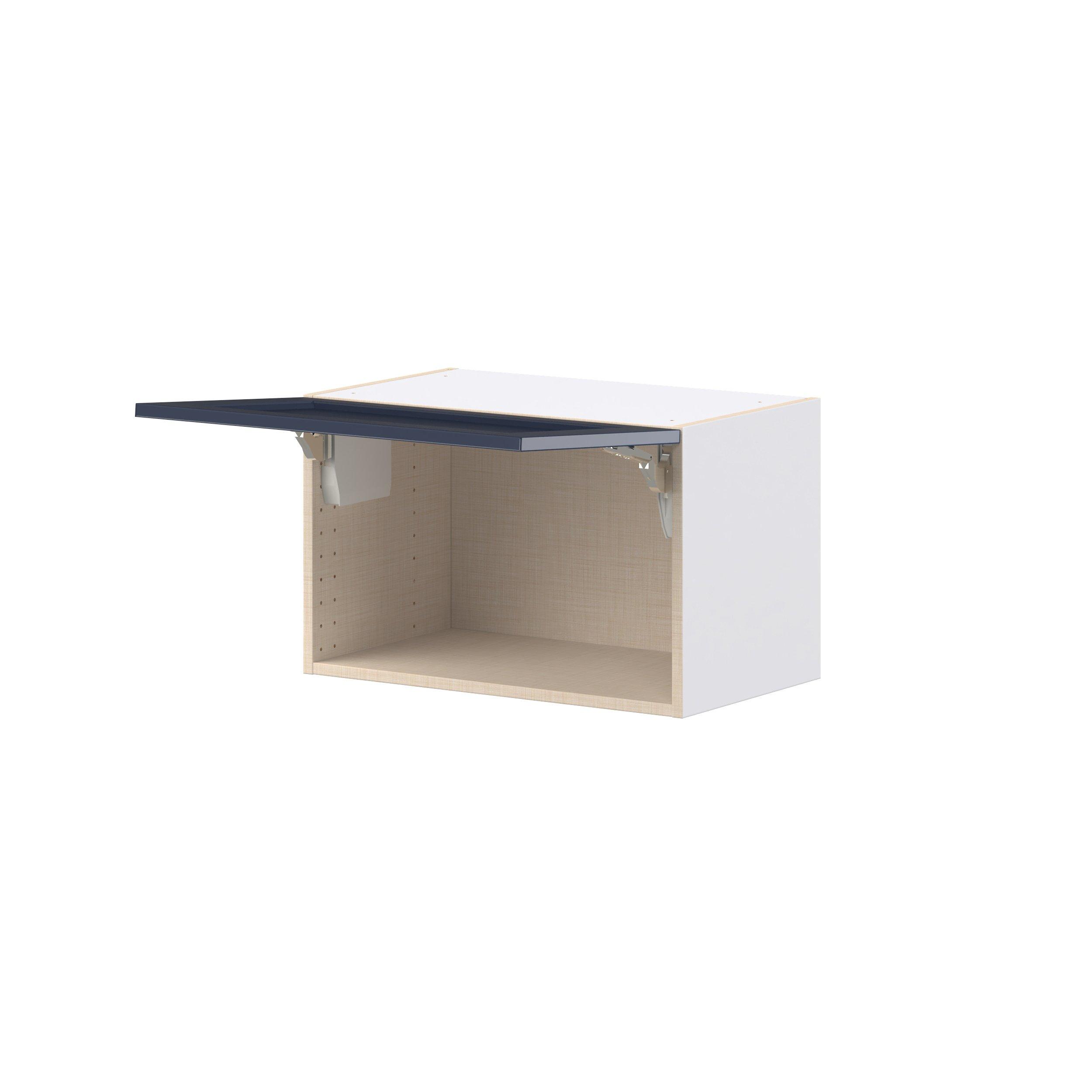 Peachtree 24 in. Painted Midnight Blue Lift Up Wall Cabinet