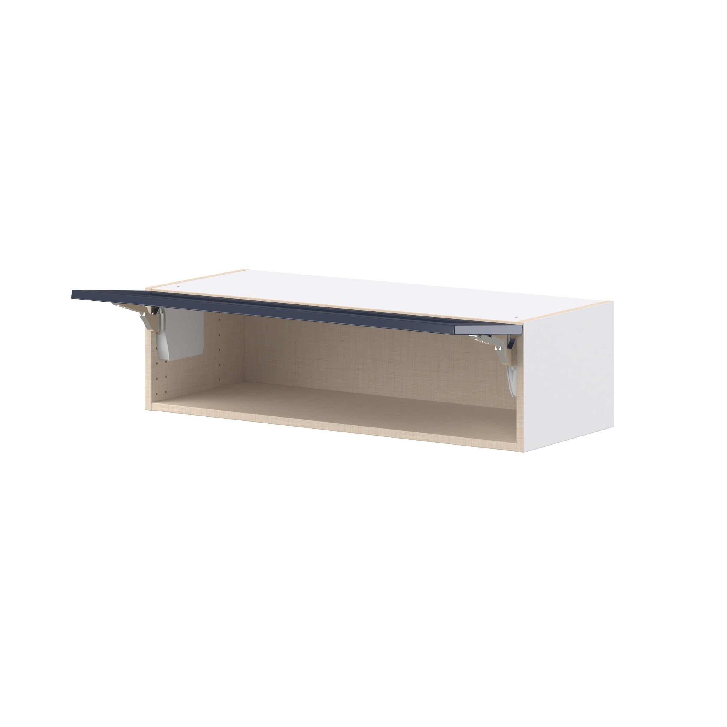 Peachtree 36 in. Painted Midnight Blue Lift Up Wall Cabinet