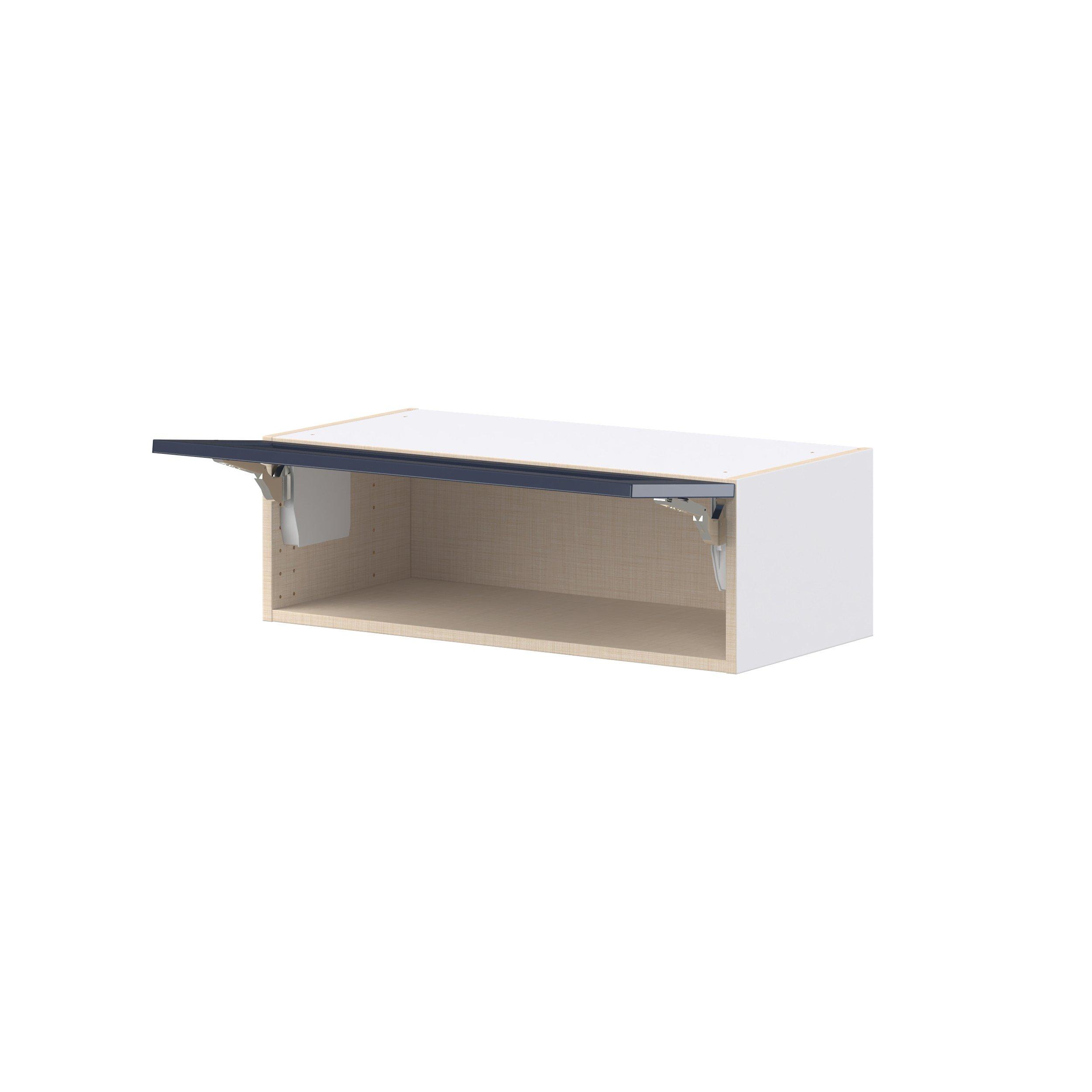 Peachtree 30 in. Painted Midnight Blue Lift Up Wall Cabinet