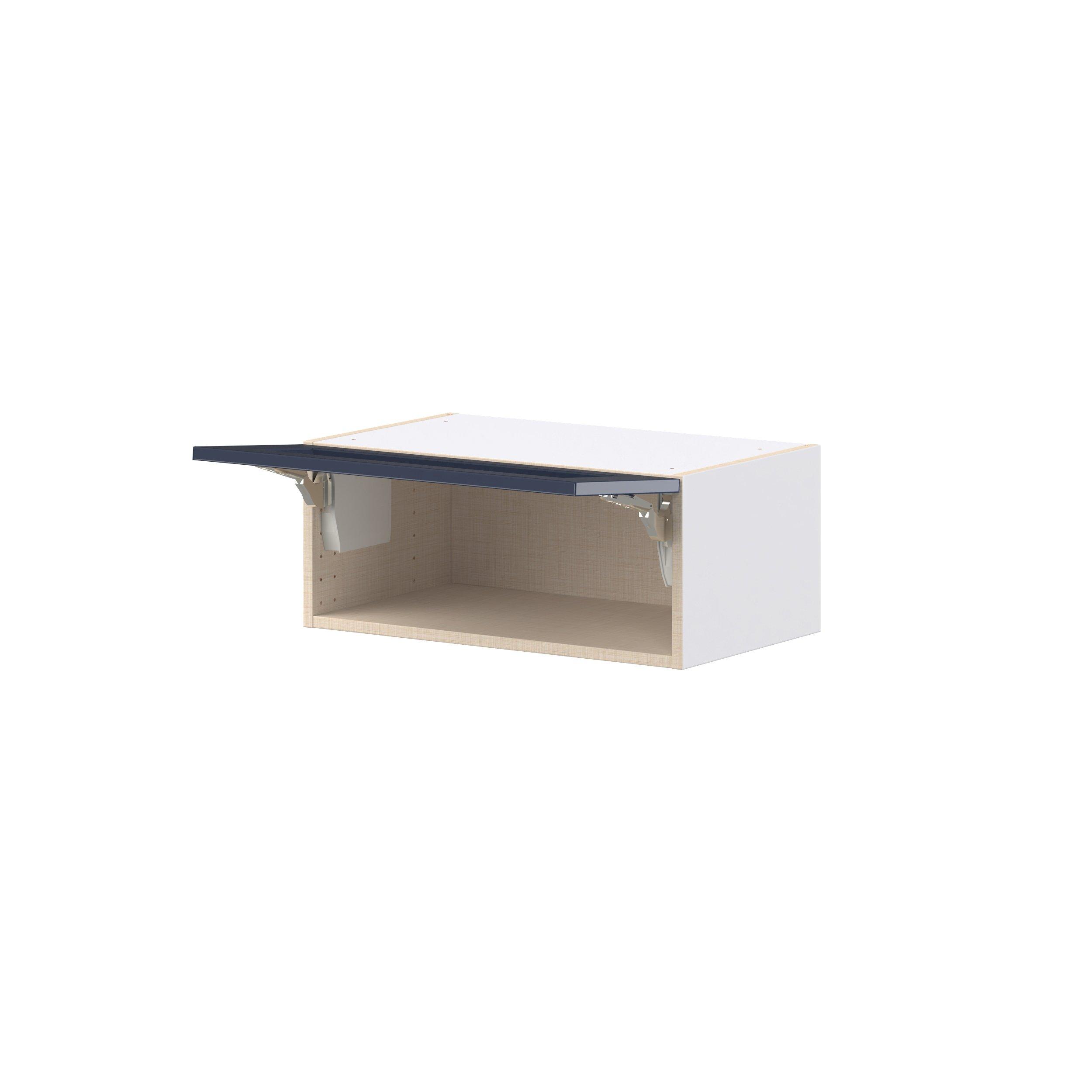 Peachtree 24 in. Painted Midnight Blue Lift Up Wall Cabinet
