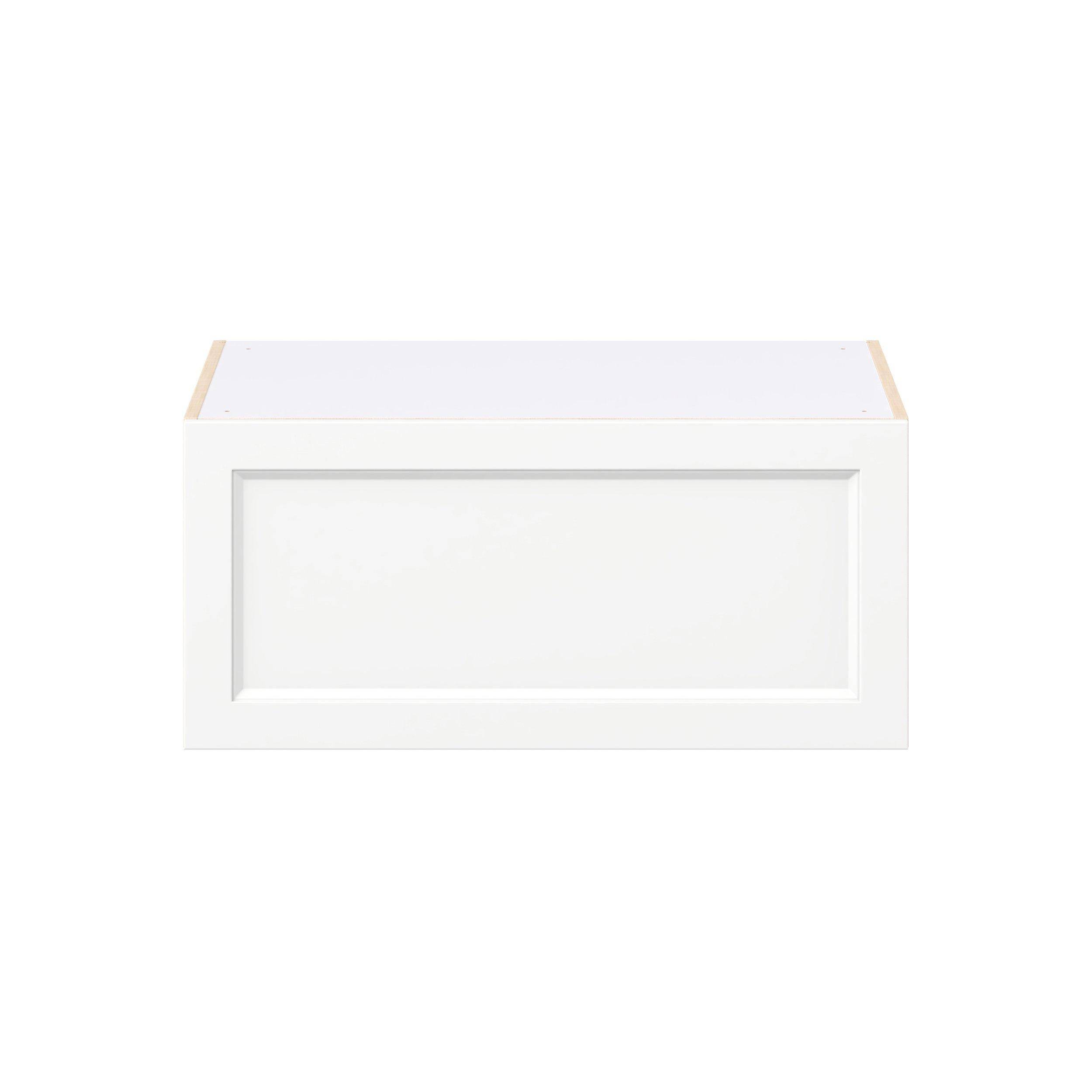 Peachtree 33 in. Painted Bright White Lift Up Wall Cabinet