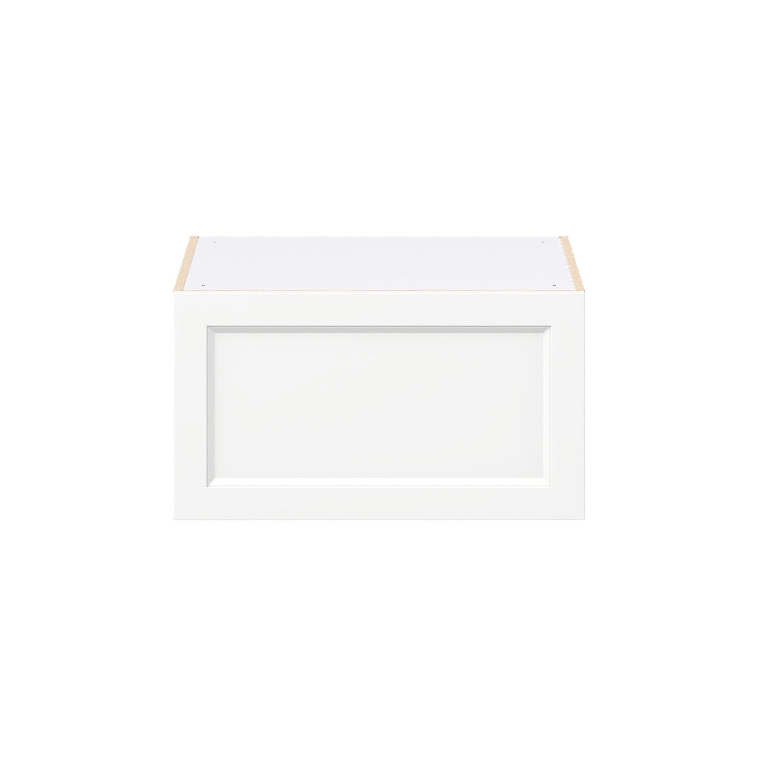 Peachtree 27 in. Painted Bright White Lift Up Wall Cabinet