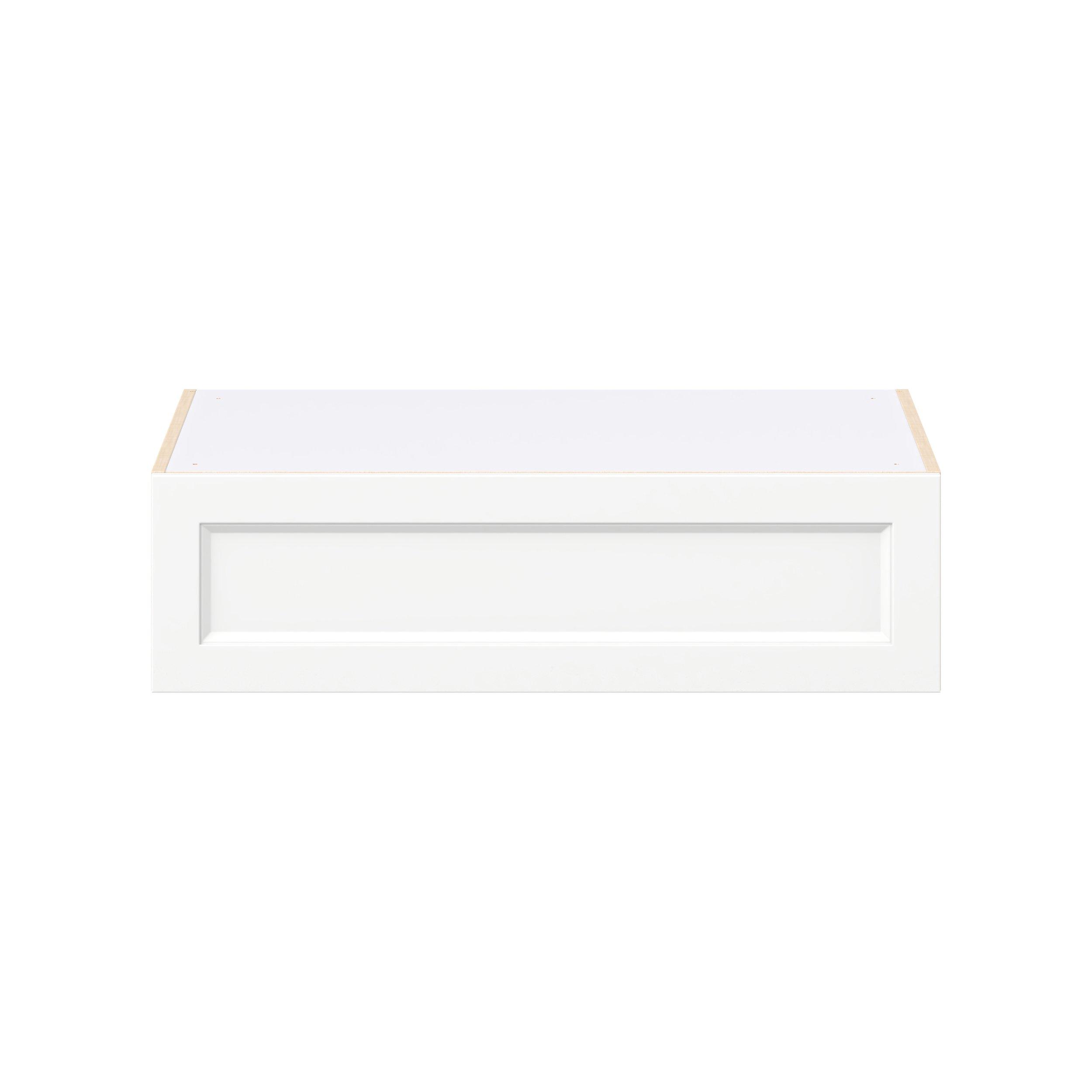 Peachtree 36 in. Painted Bright White Lift Up Wall Cabinet