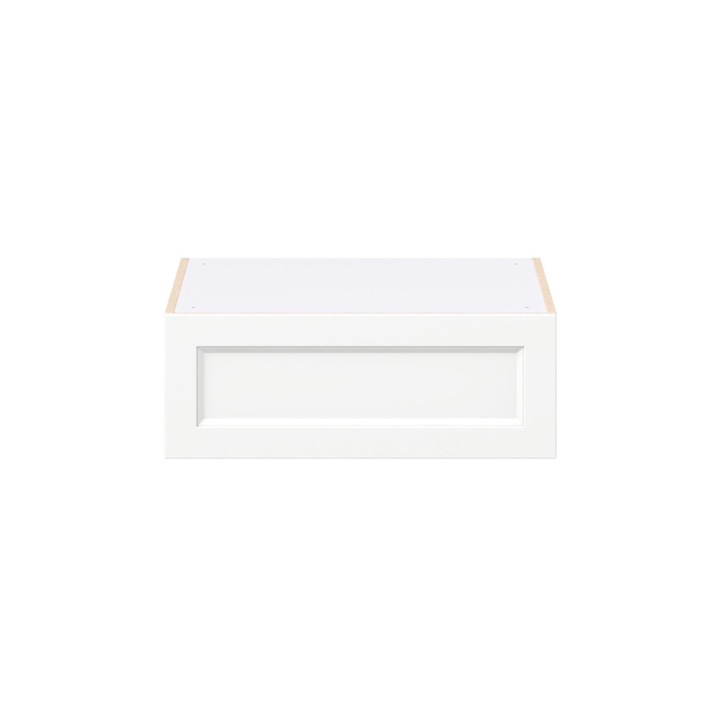 Peachtree 27 in. Painted Bright White Lift Up Wall Cabinet