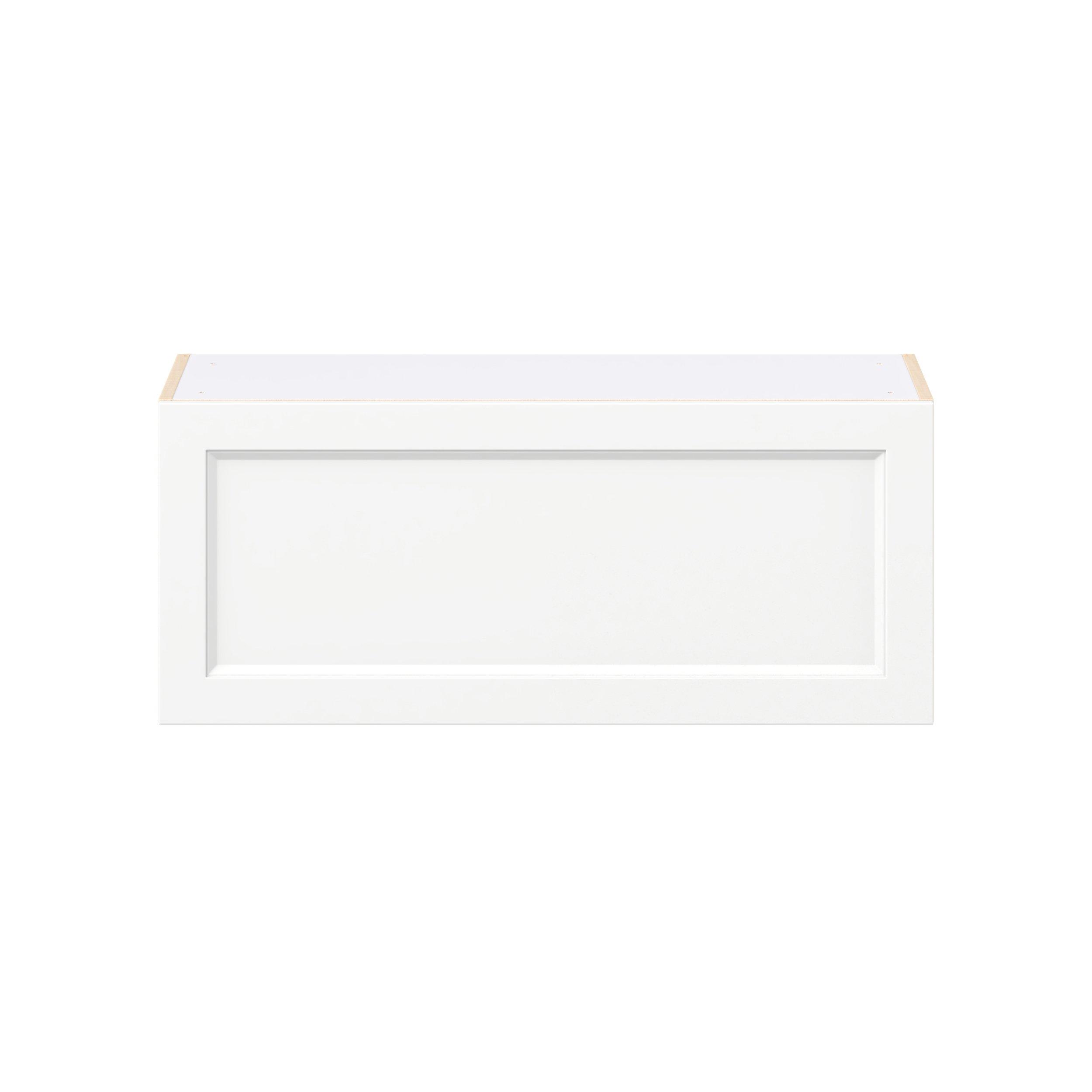 Peachtree 36 in. Painted Bright White Lift Up Wall Cabinet