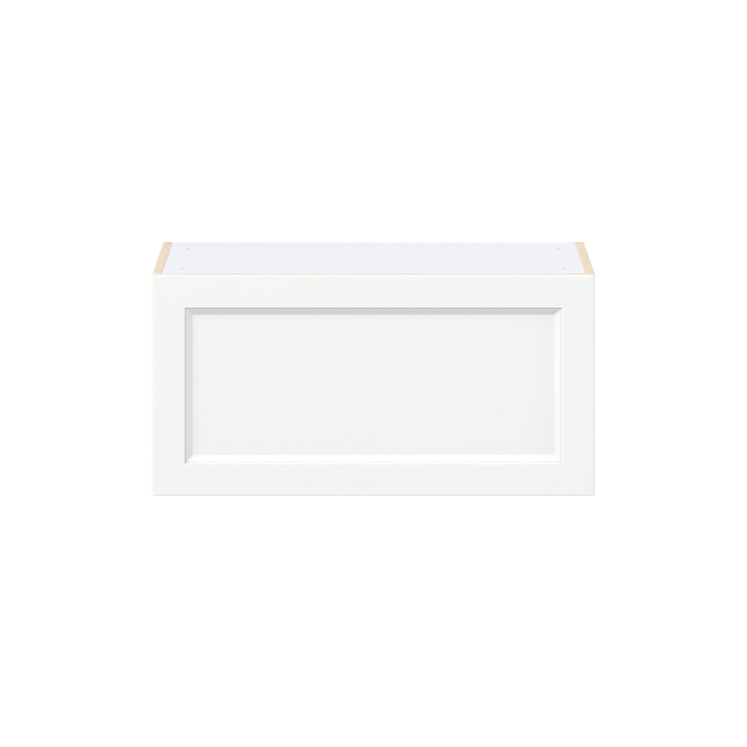Peachtree 30 in. Painted Bright White Lift Up Wall Cabinet