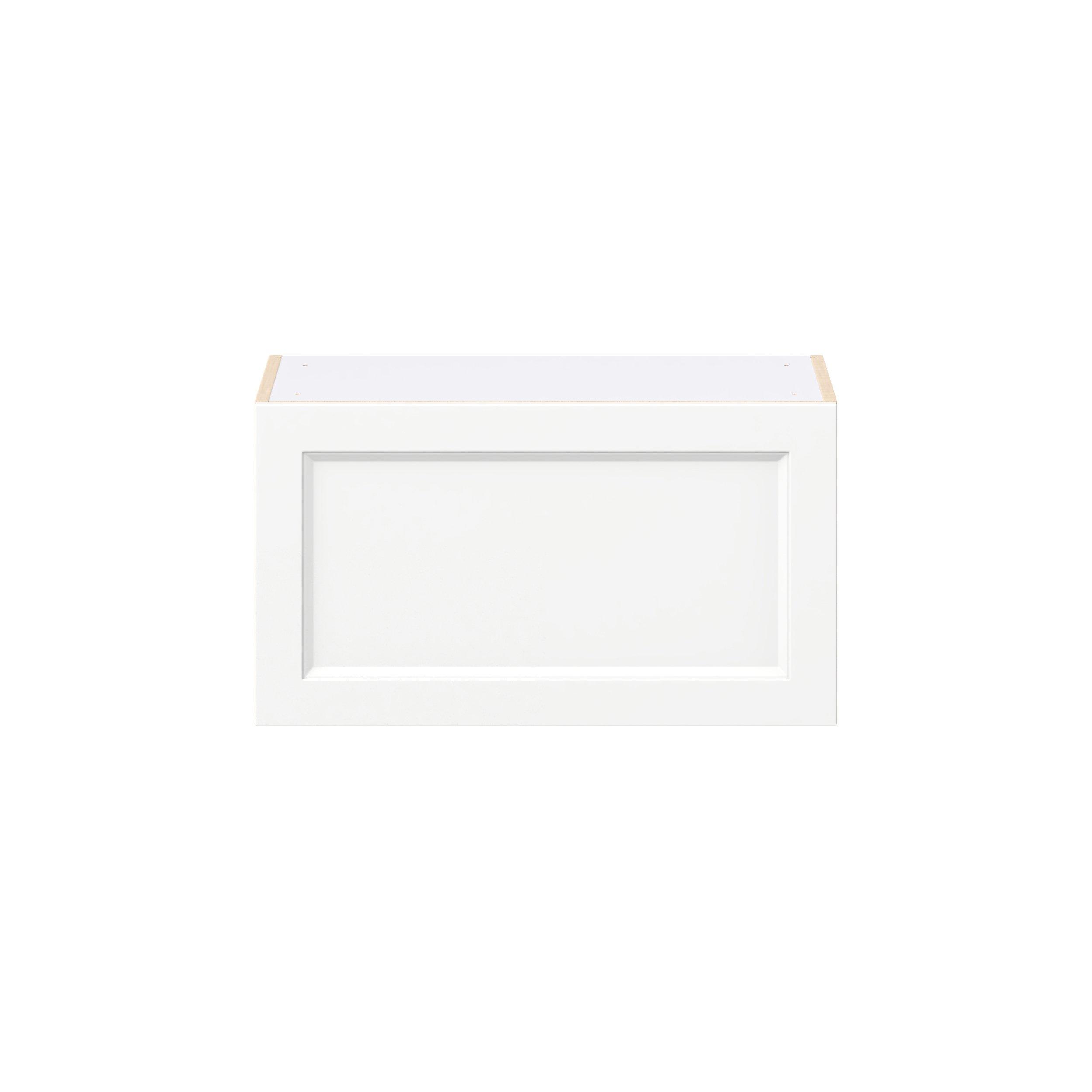 Peachtree 27 in. Painted Bright White Lift Up Wall Cabinet