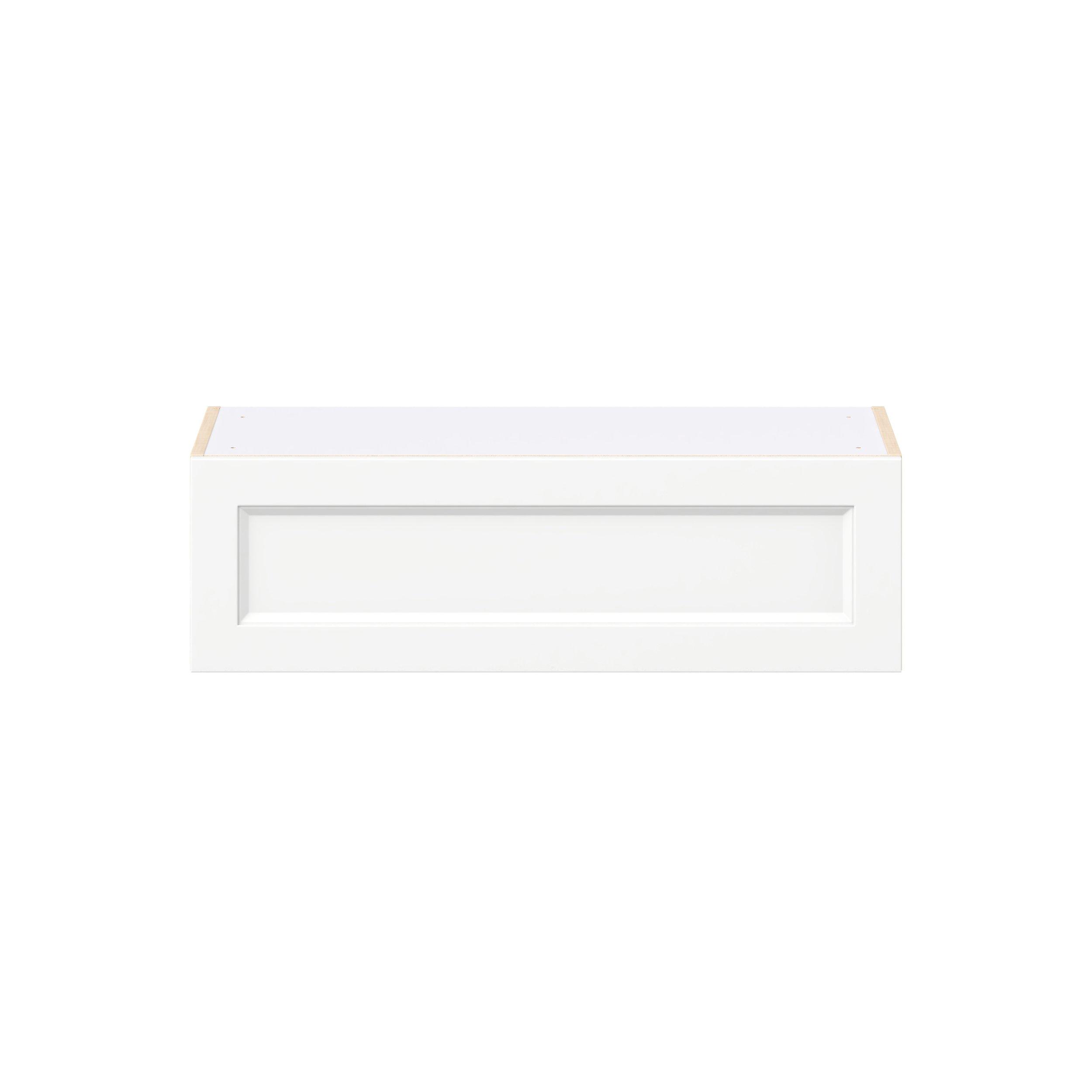 Peachtree 33 in. Painted Bright White Lift Up Wall Cabinet