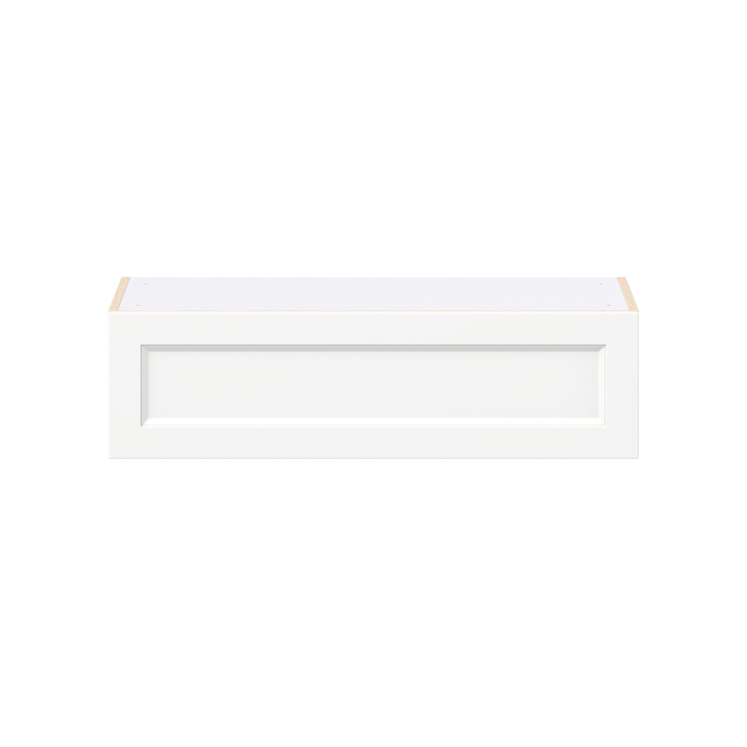 Peachtree 36 in. Painted Bright White Lift Up Wall Cabinet