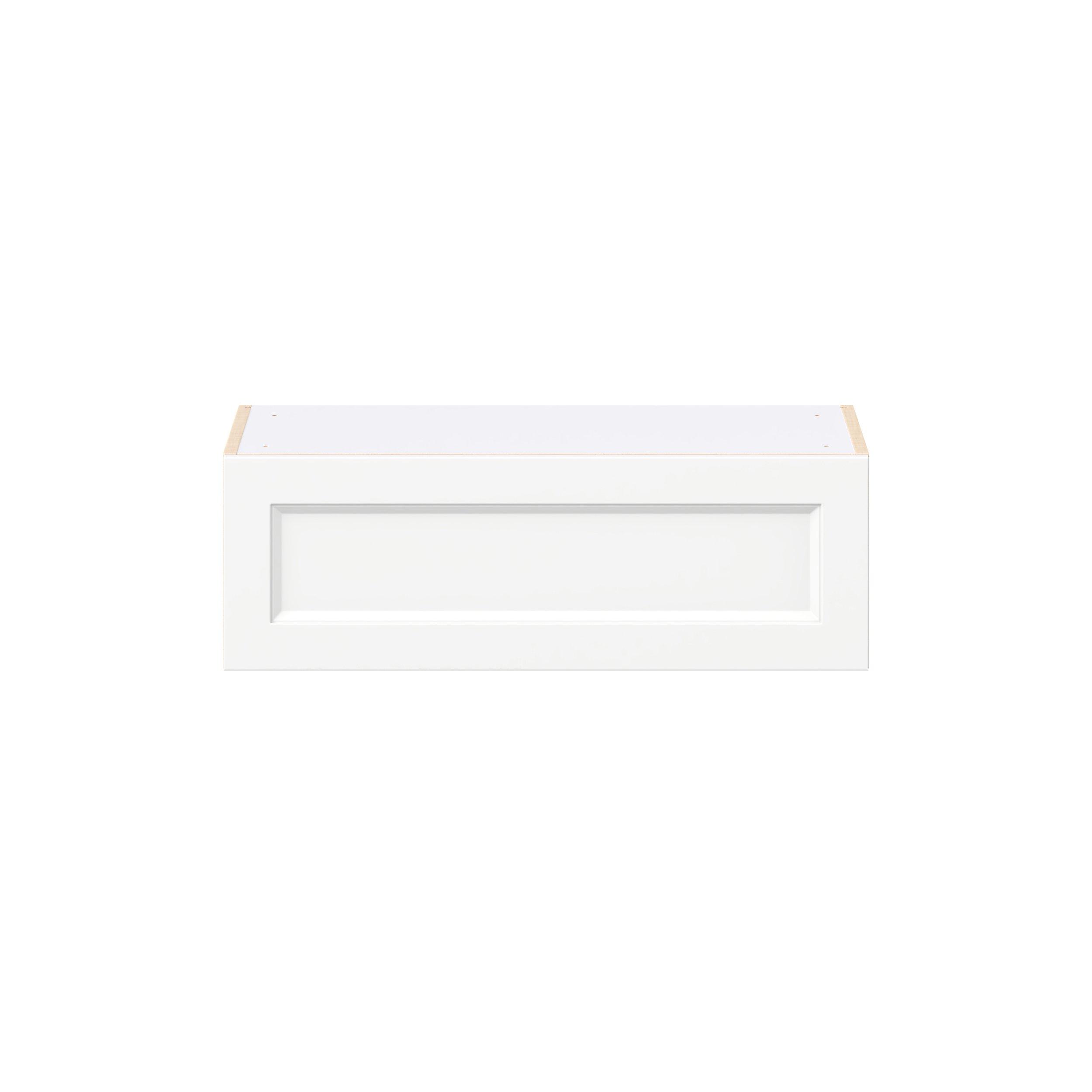 Peachtree 30 in. Painted Bright White Lift Up Wall Cabinet