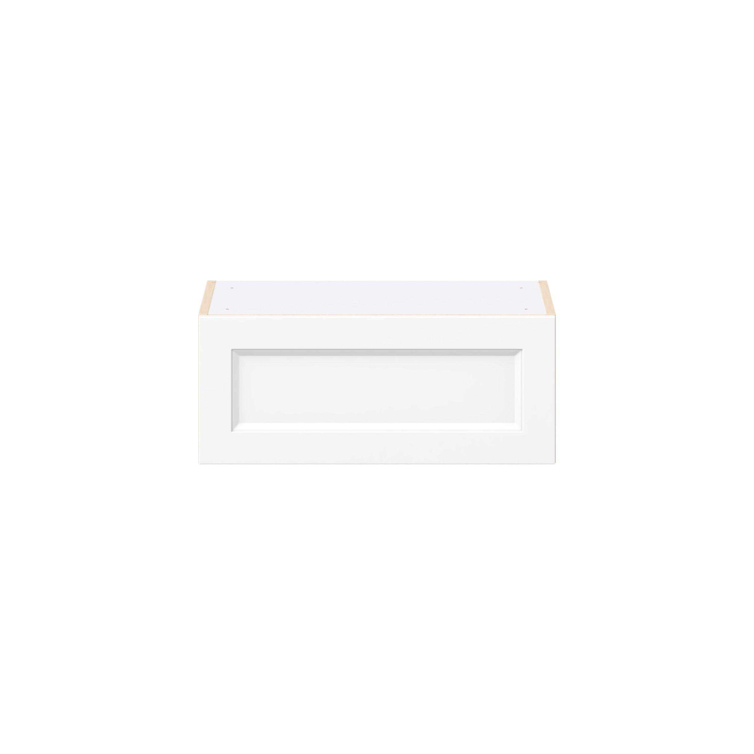 Peachtree 24 in. Painted Bright White Lift Up Wall Cabinet