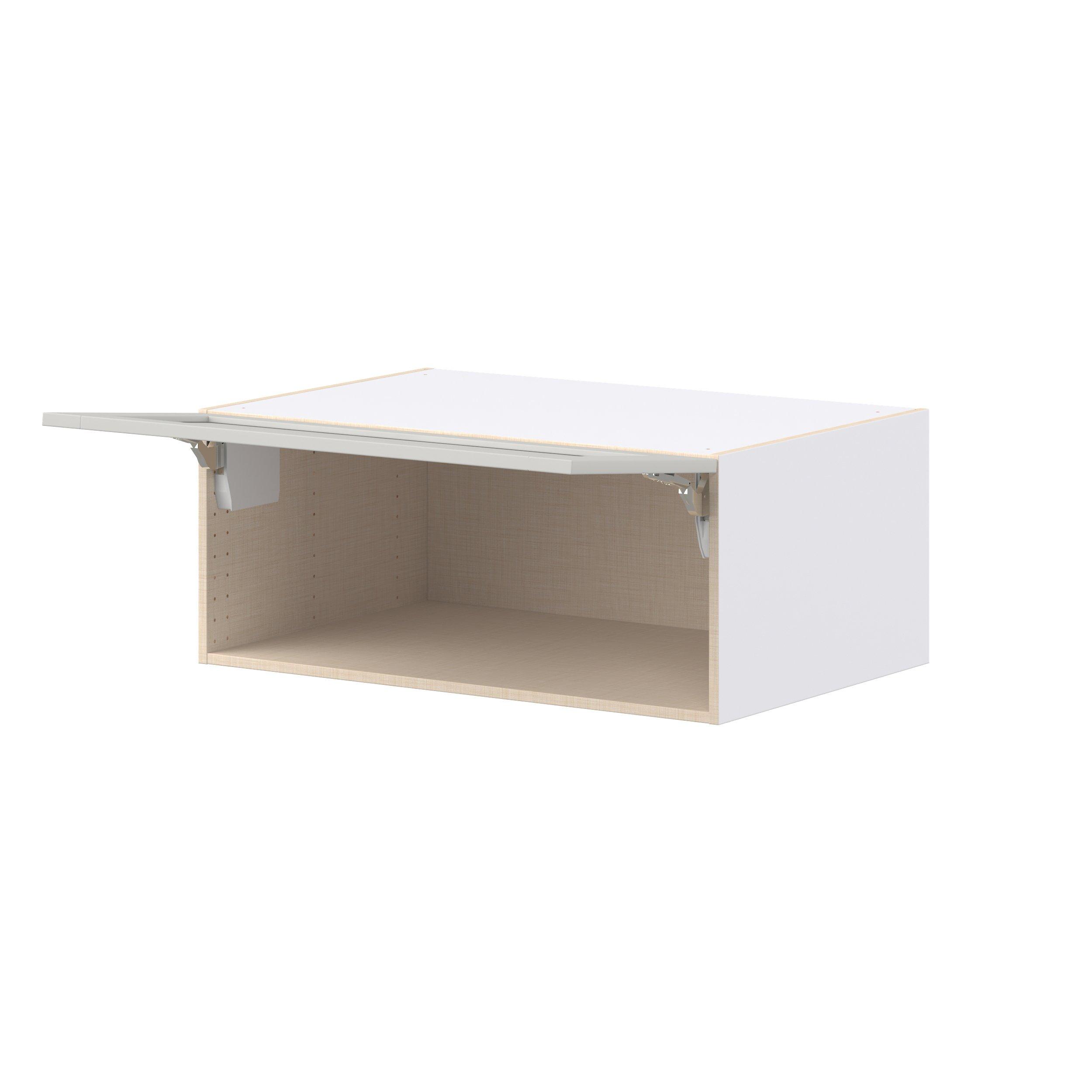 Summerhill 36 in. Light Gray Lift Up Wall Cabinet