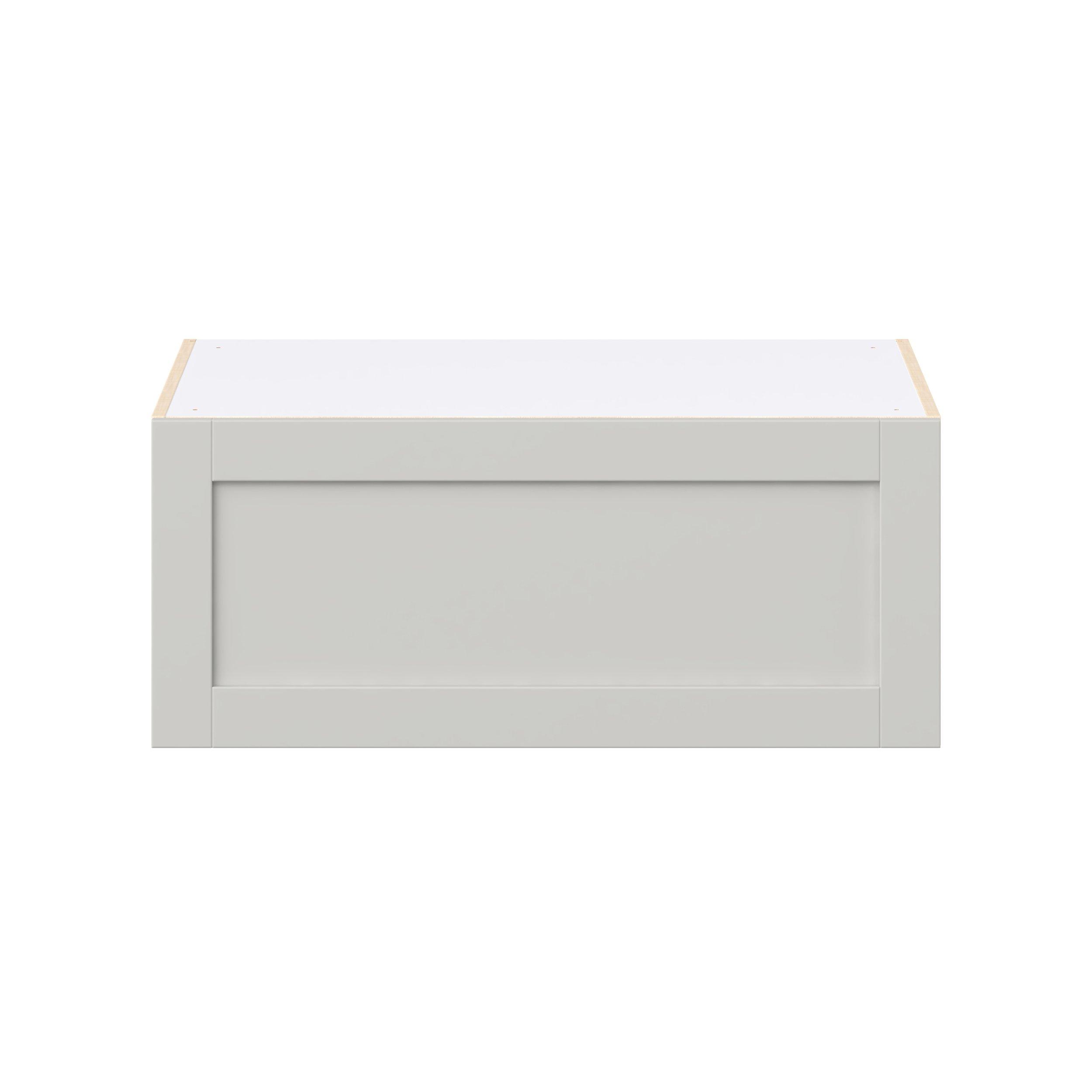 Summerhill 36 in. Light Gray Lift Up Wall Cabinet