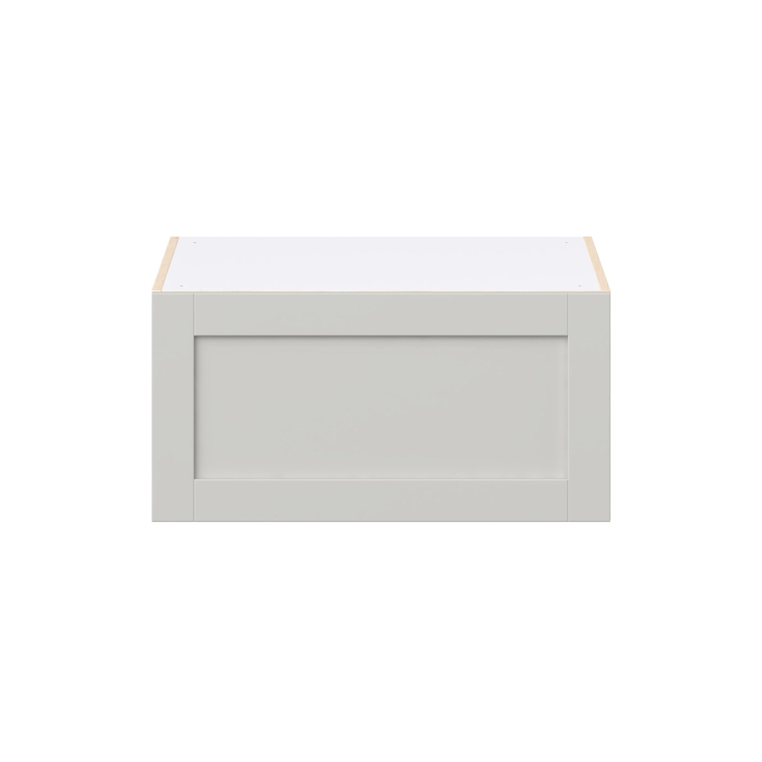 Summerhill 30 in. Light Gray Lift Up Wall Cabinet