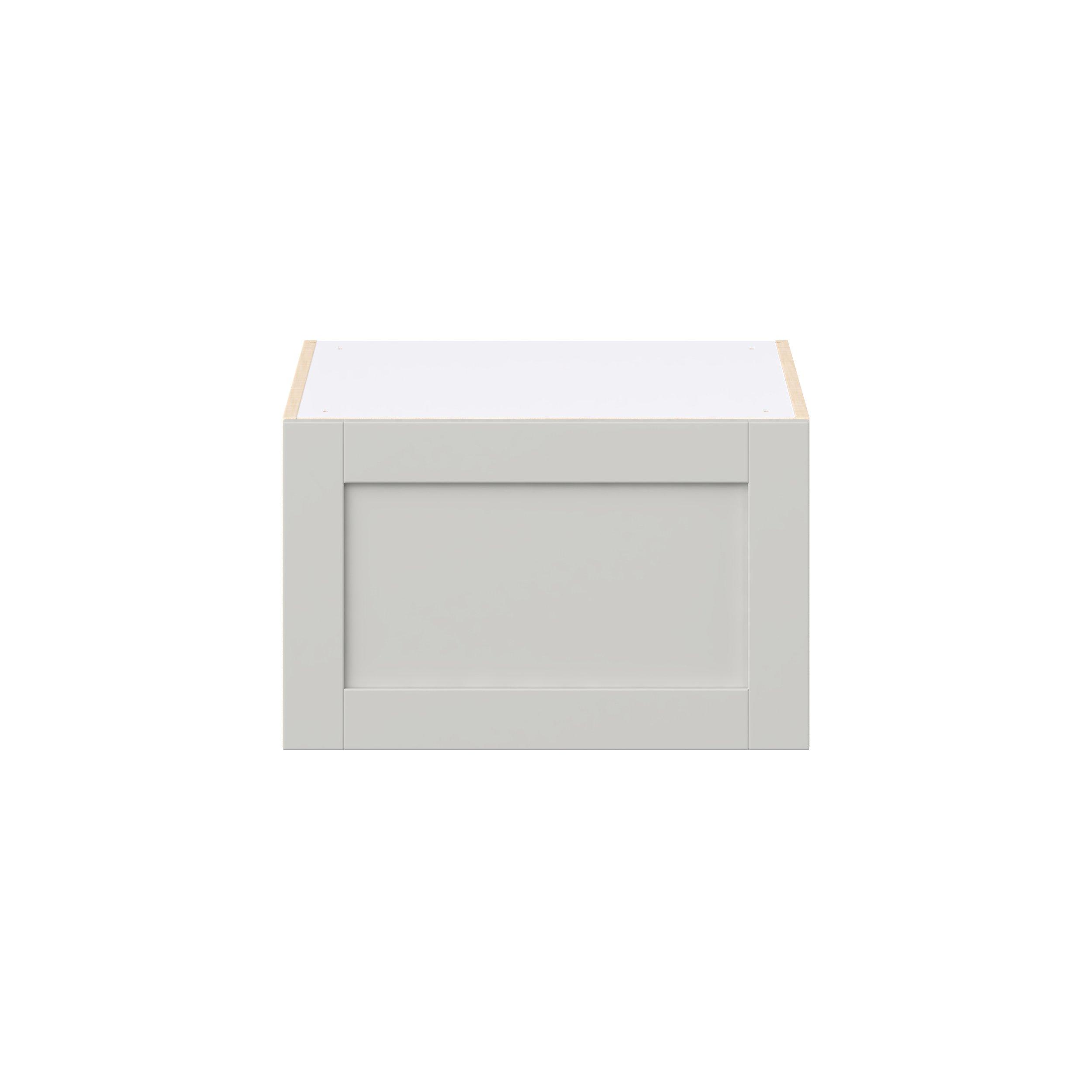 Summerhill 24 in. Light Gray Lift Up Wall Cabinet