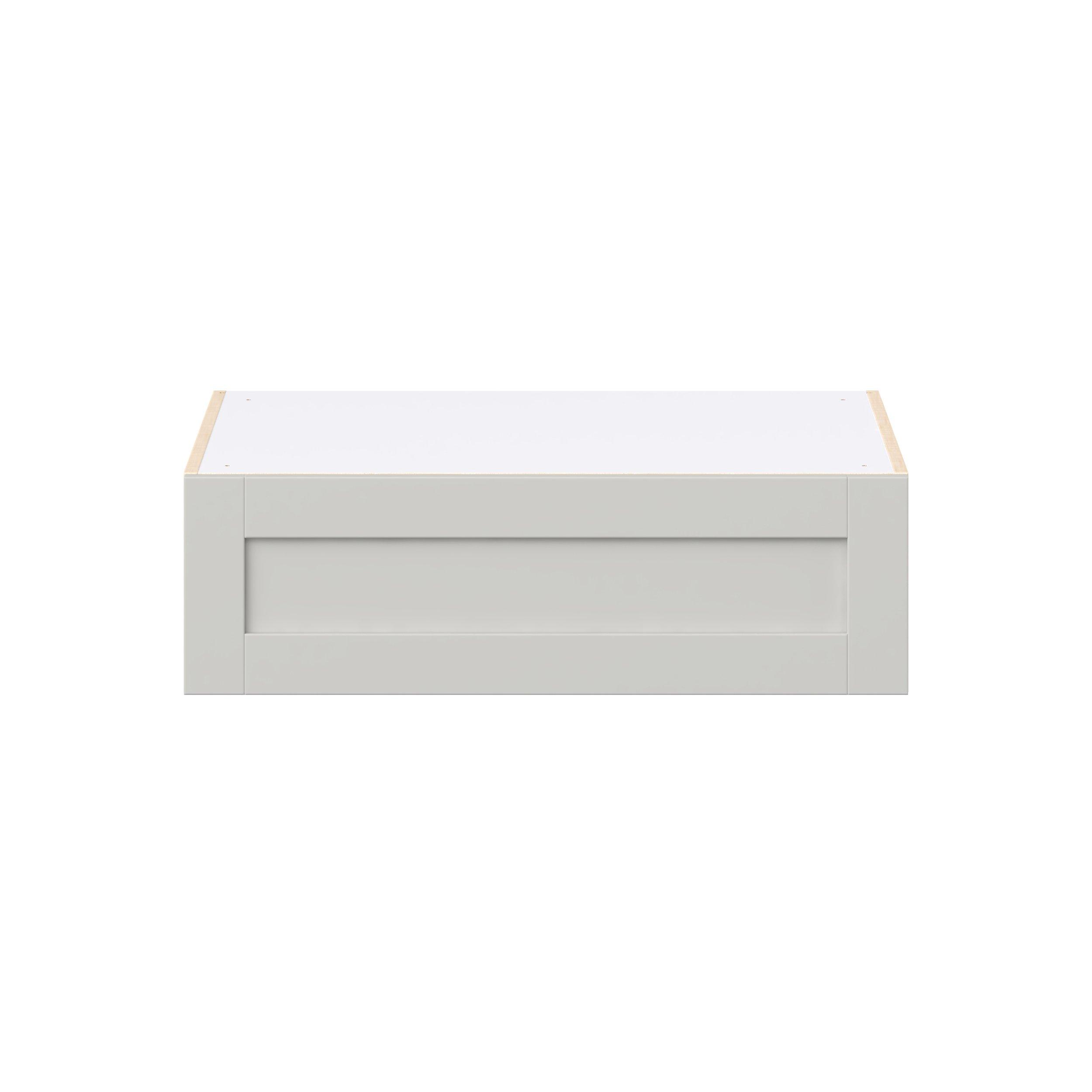 Summerhill 33 in. Light Gray Lift Up Wall Cabinet