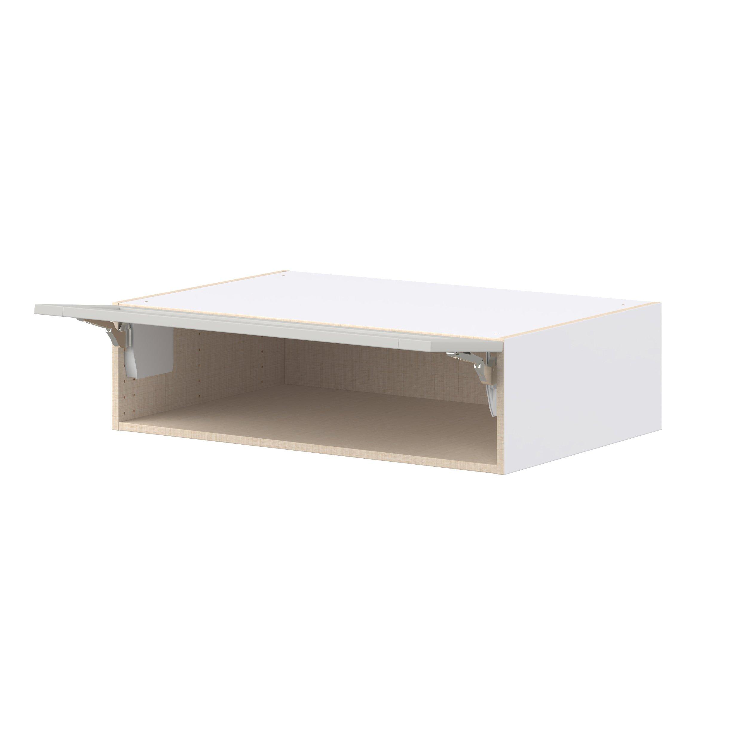 Summerhill 36 in. Light Gray Lift Up Wall Cabinet