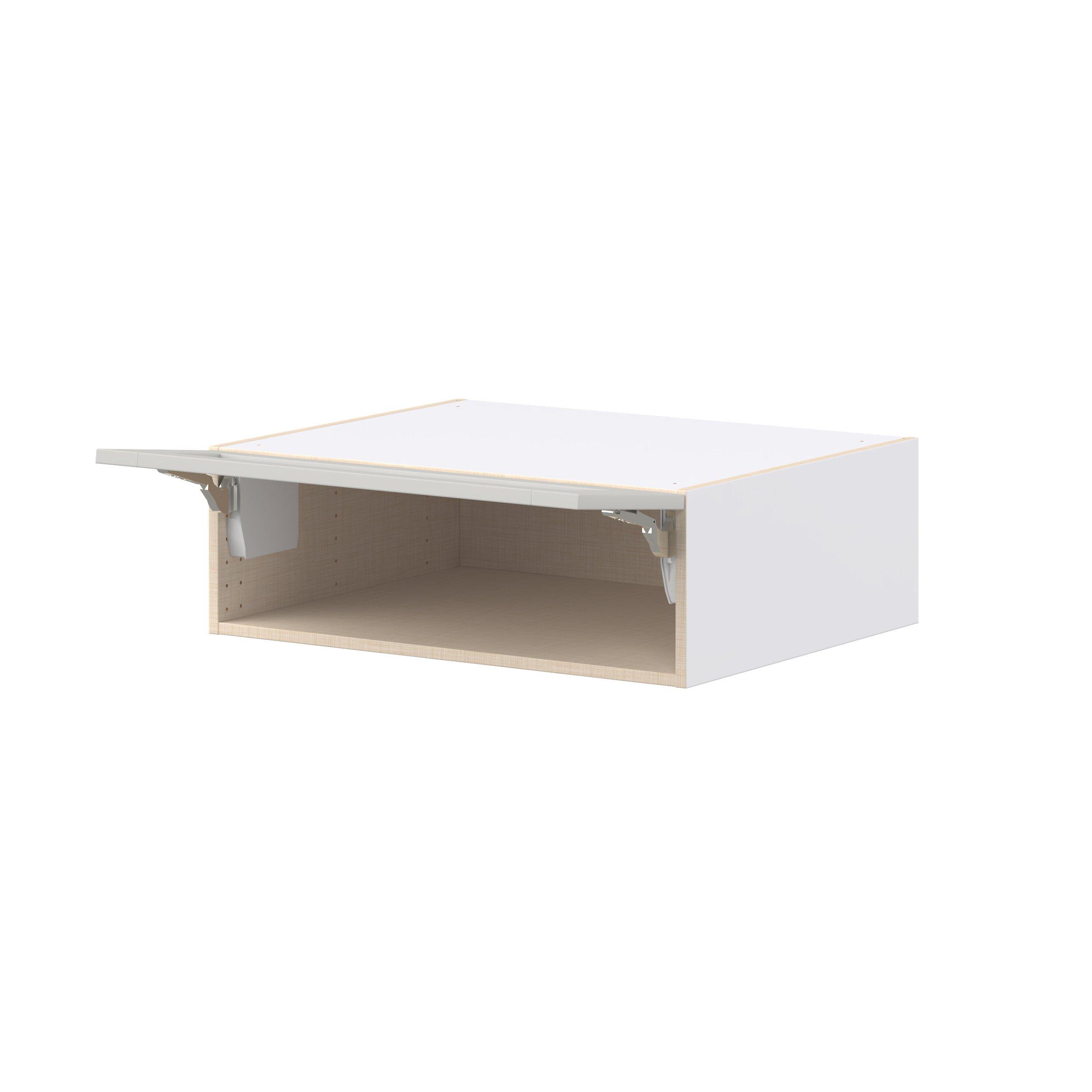 Summerhill 30 in. Light Gray Lift Up Wall Cabinet