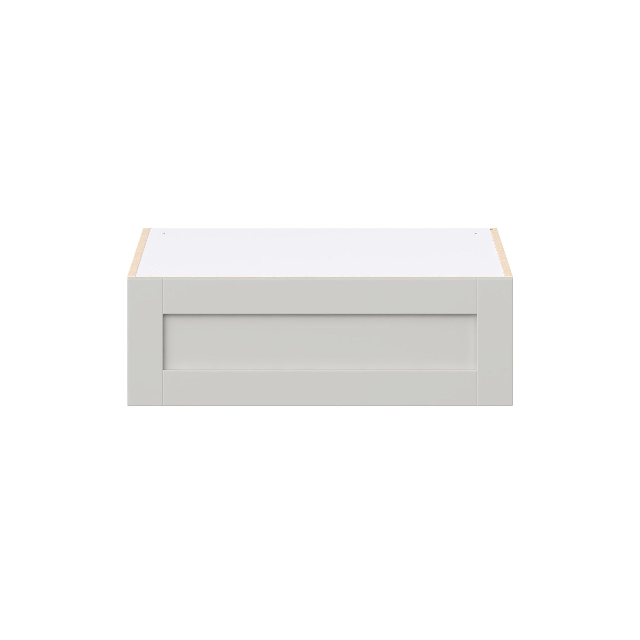Summerhill 30 in. Light Gray Lift Up Wall Cabinet