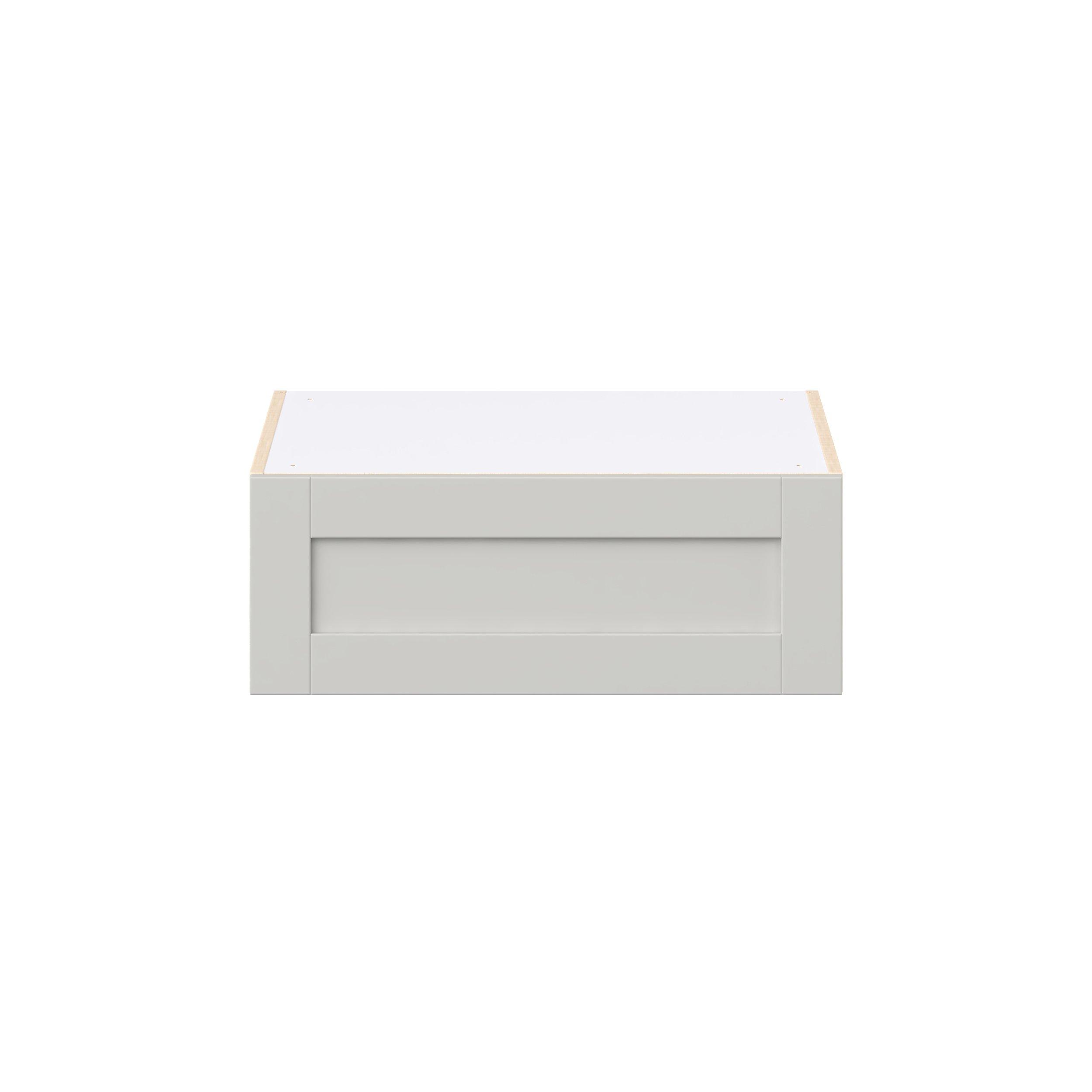 Summerhill 27 in. Light Gray Lift Up Wall Cabinet