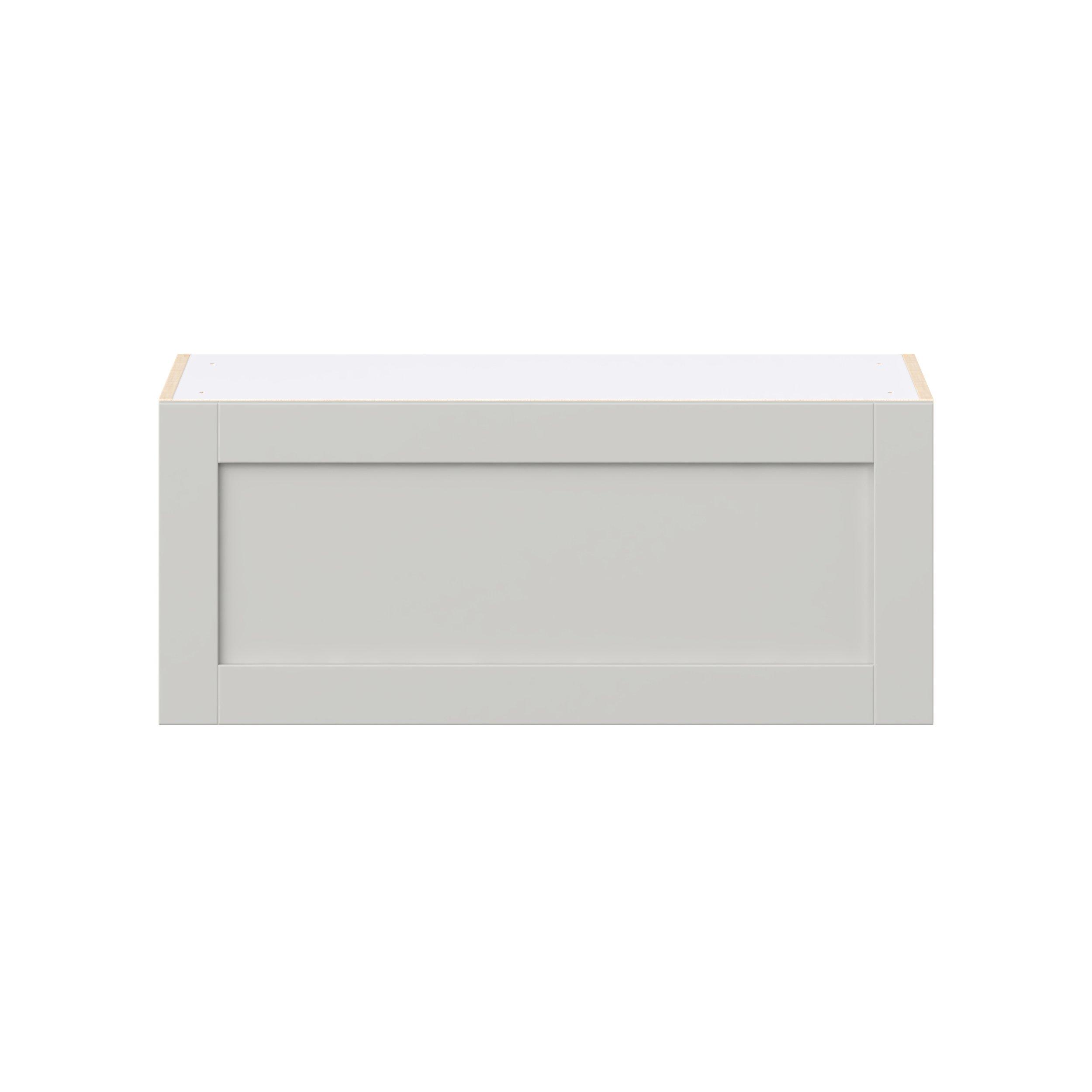 Summerhill 36 in. Light Gray Lift Up Wall Cabinet