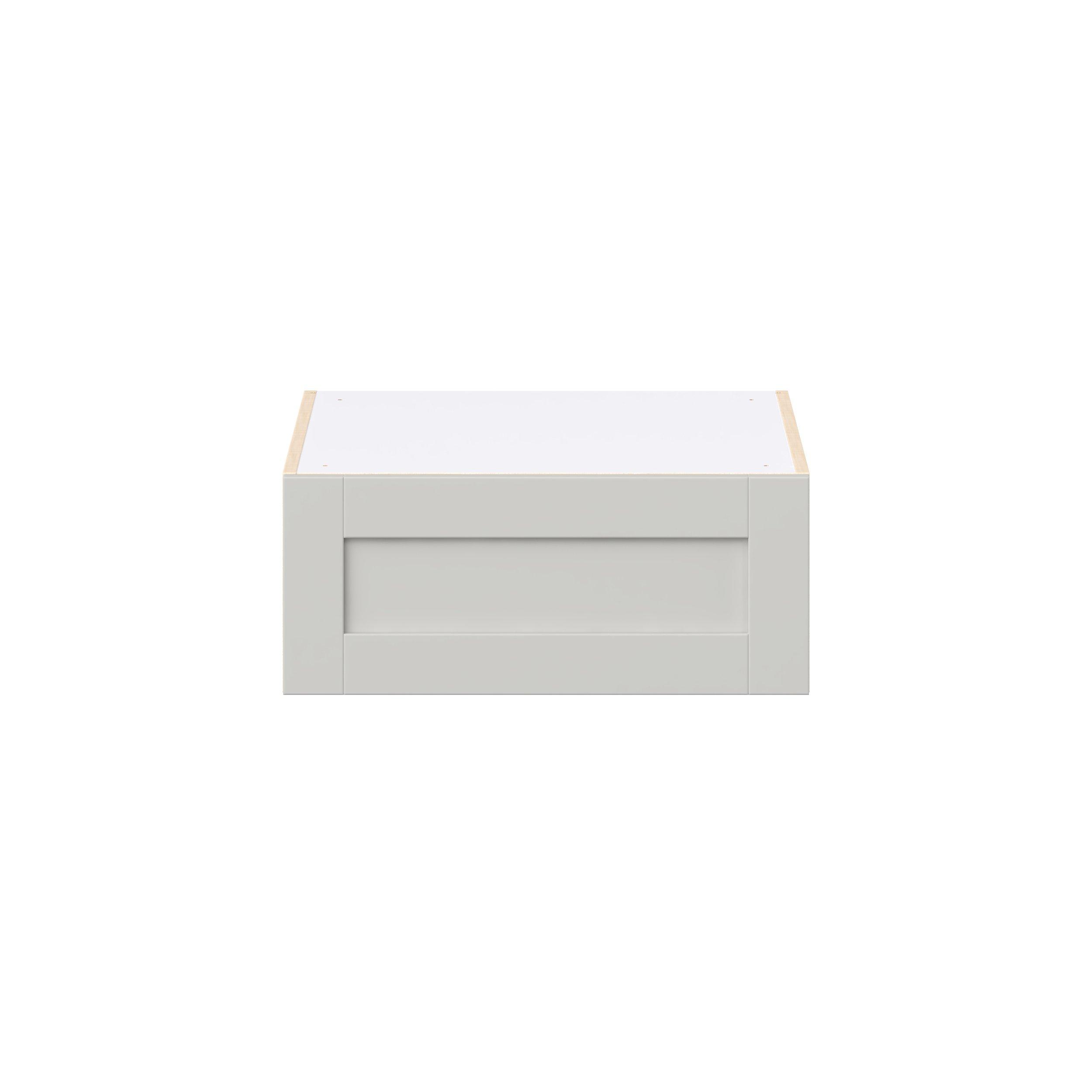 Summerhill 24 in. Light Gray Lift Up Wall Cabinet