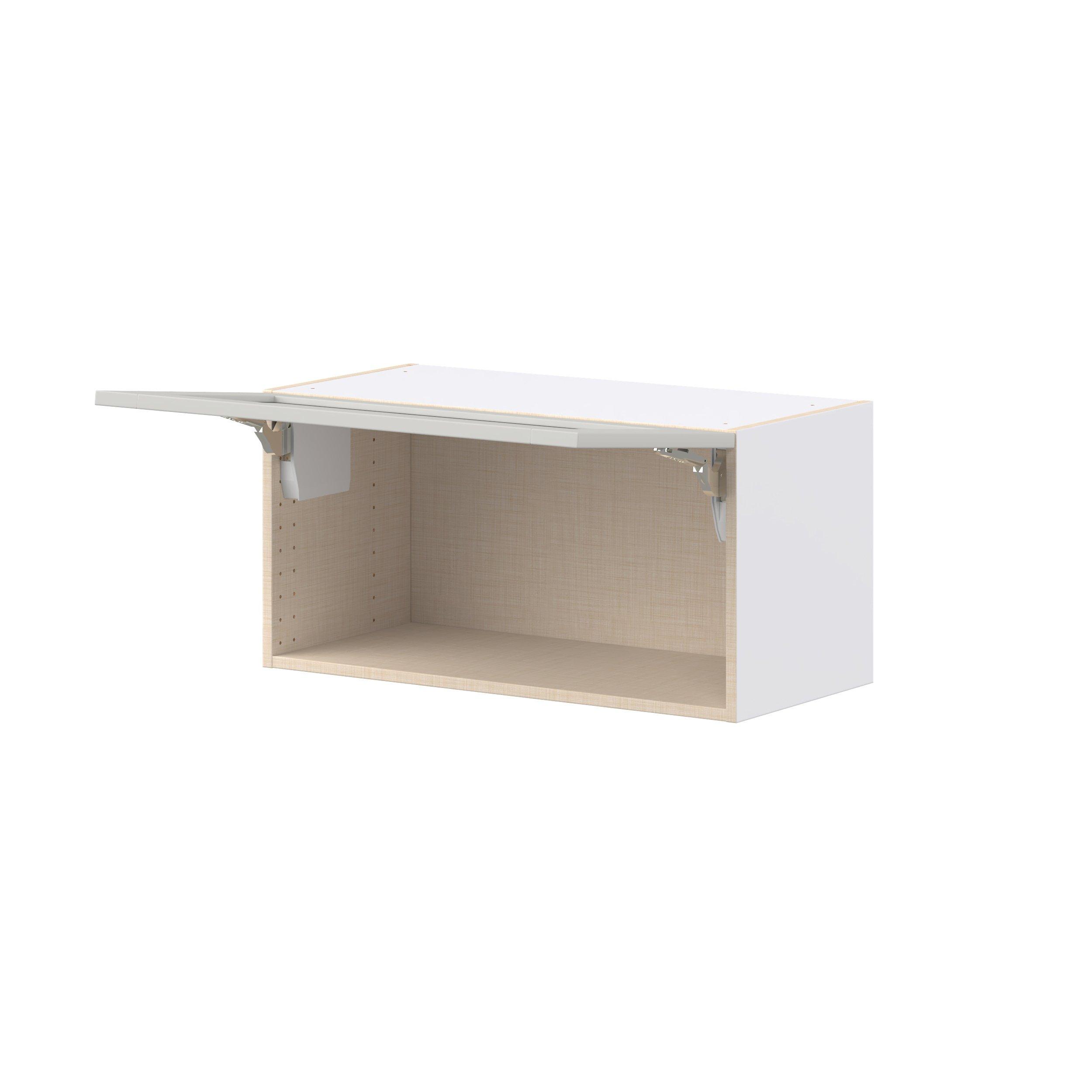Summerhill 30 in. Light Gray Lift Up Wall Cabinet