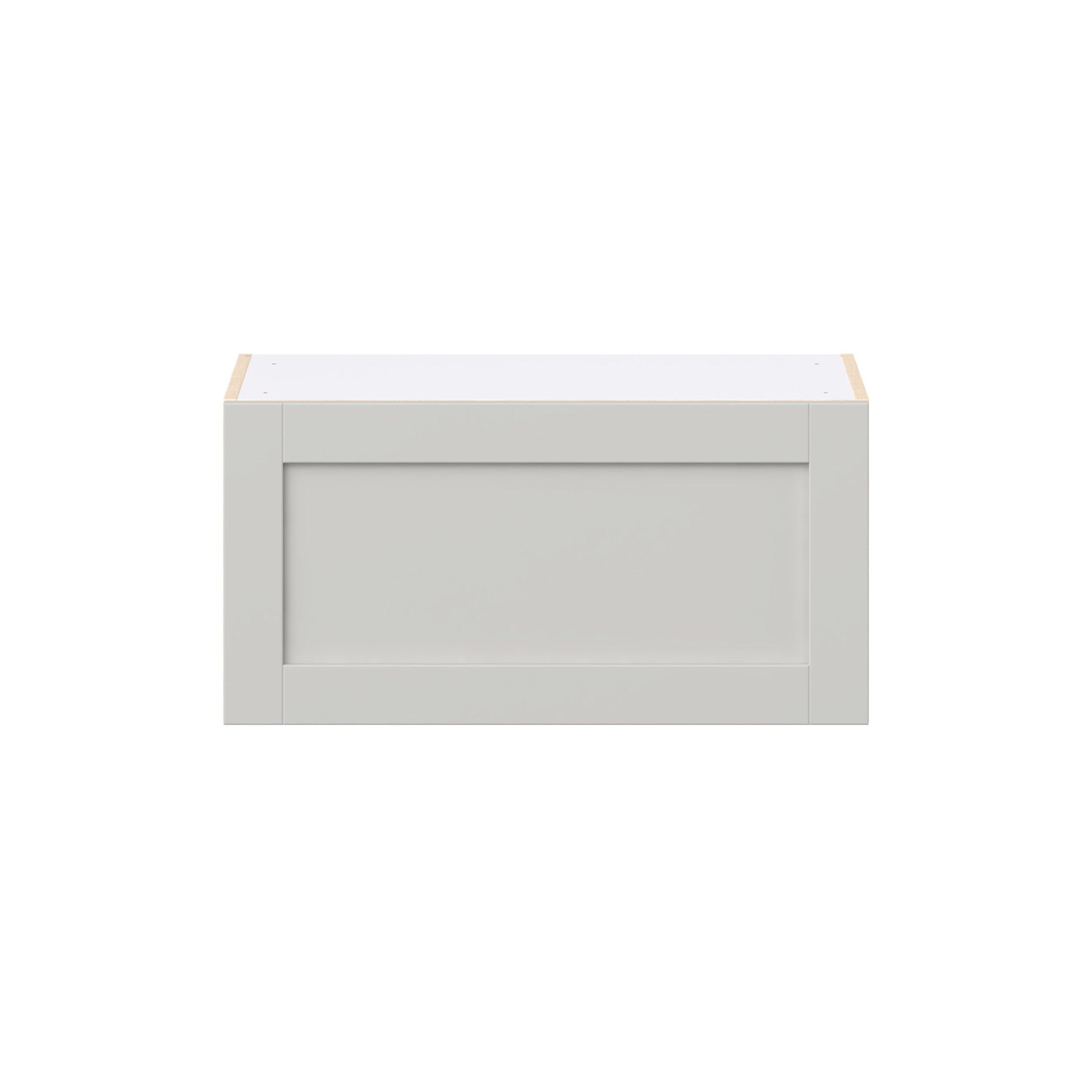 Summerhill 30 in. Light Gray Lift Up Wall Cabinet