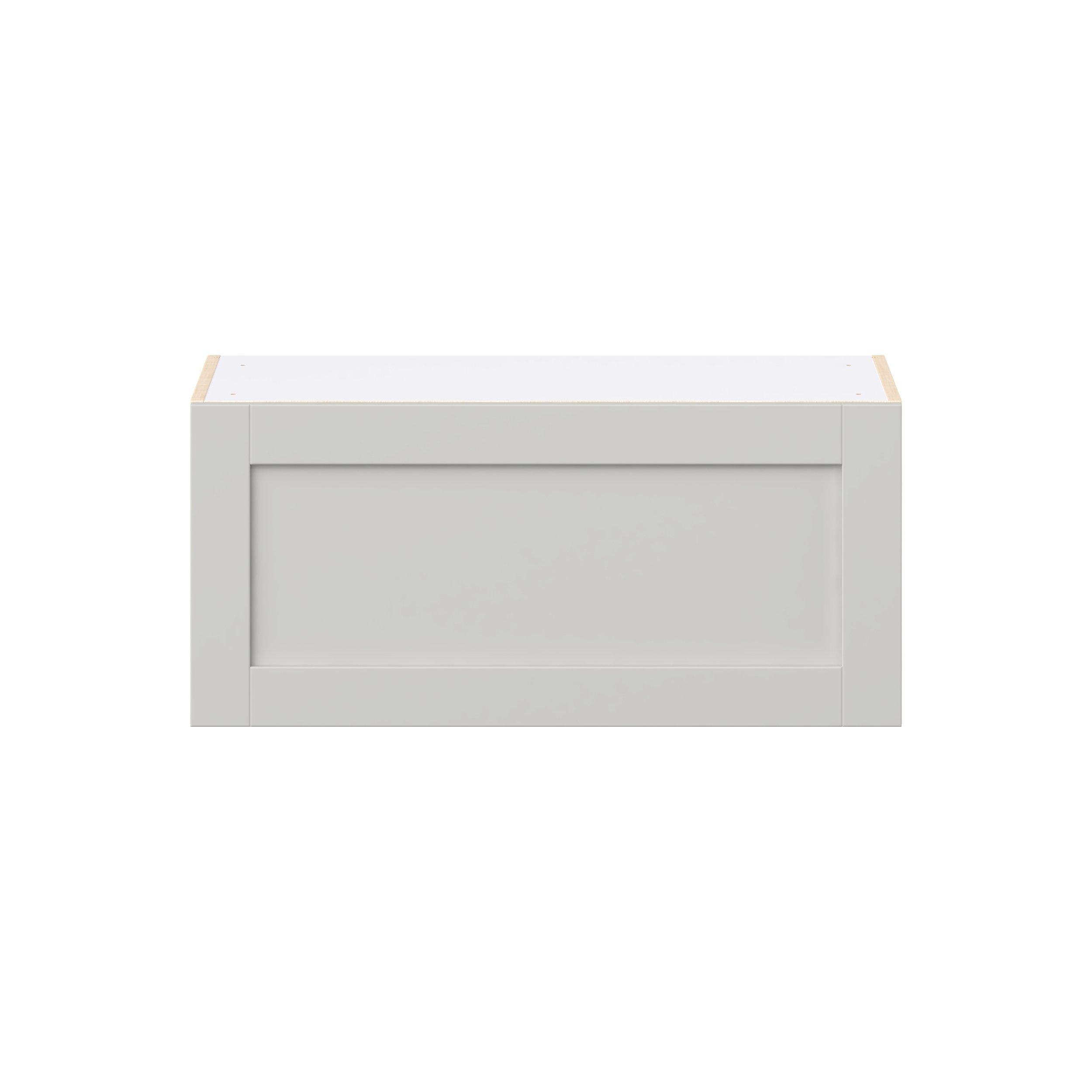 Summerhill 33 in. Light Gray Lift Up Wall Cabinet
