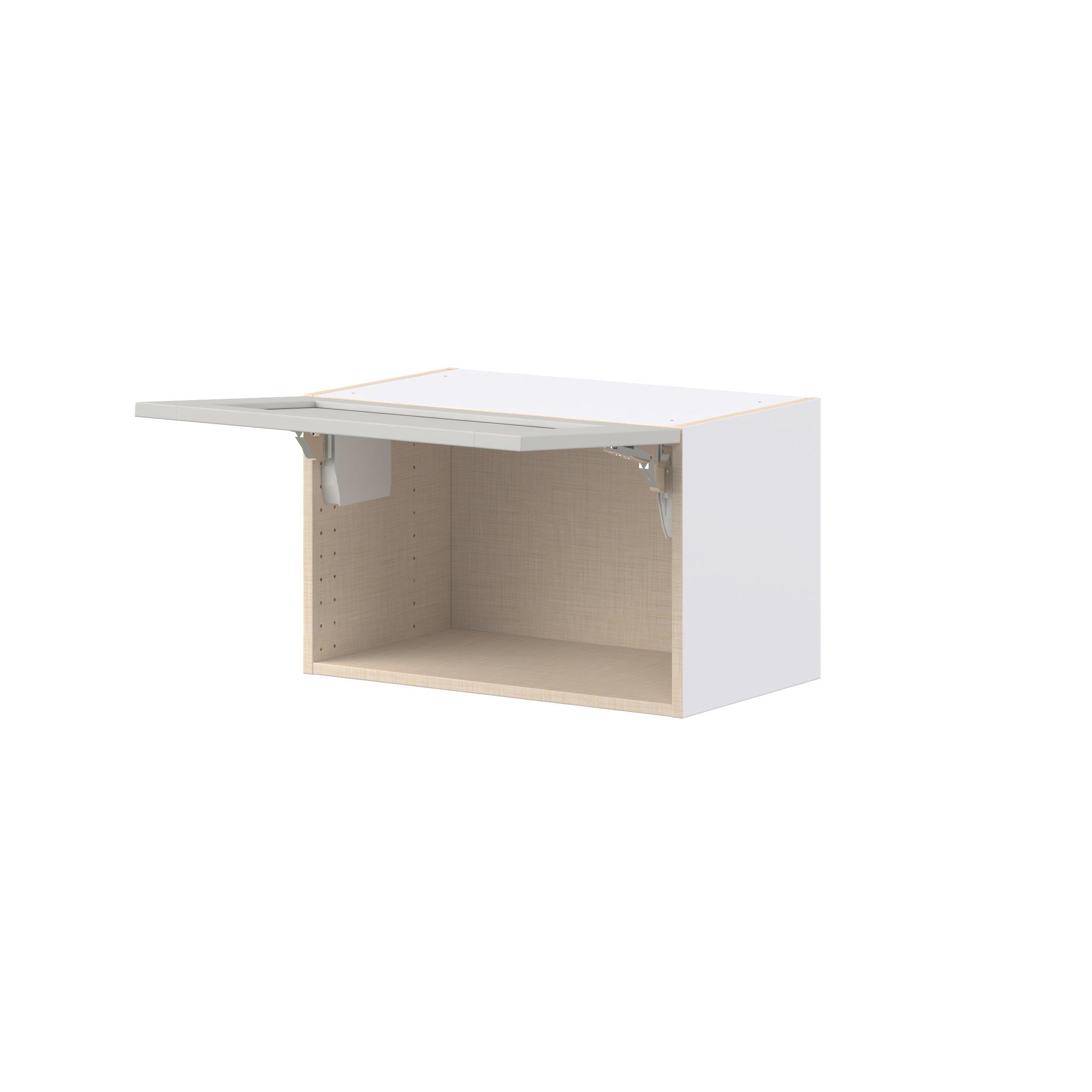 Summerhill 24 in. Light Gray Lift Up Wall Cabinet