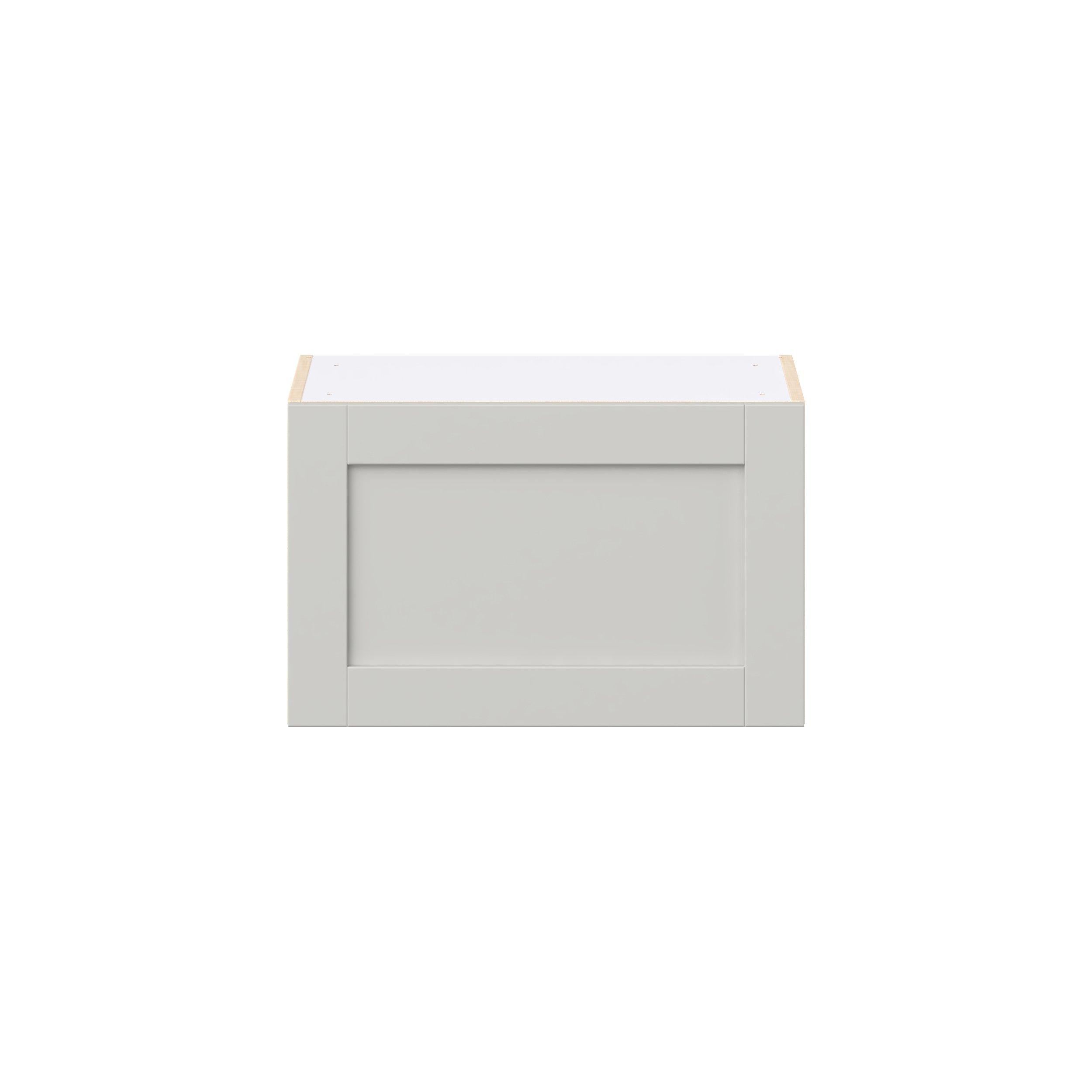 Summerhill 24 in. Light Gray Lift Up Wall Cabinet