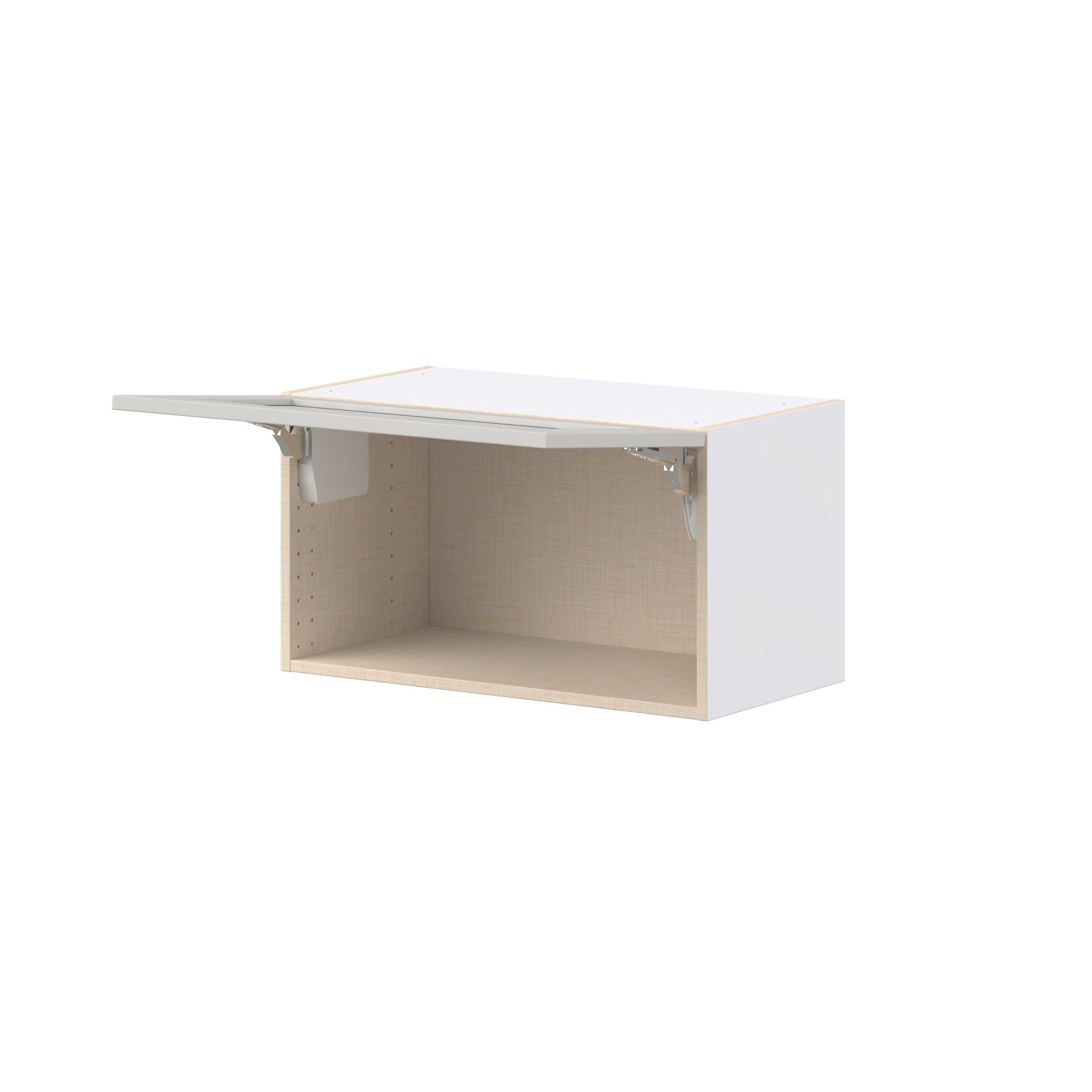 Summerhill 27 in. Light Gray Lift Up Wall Cabinet