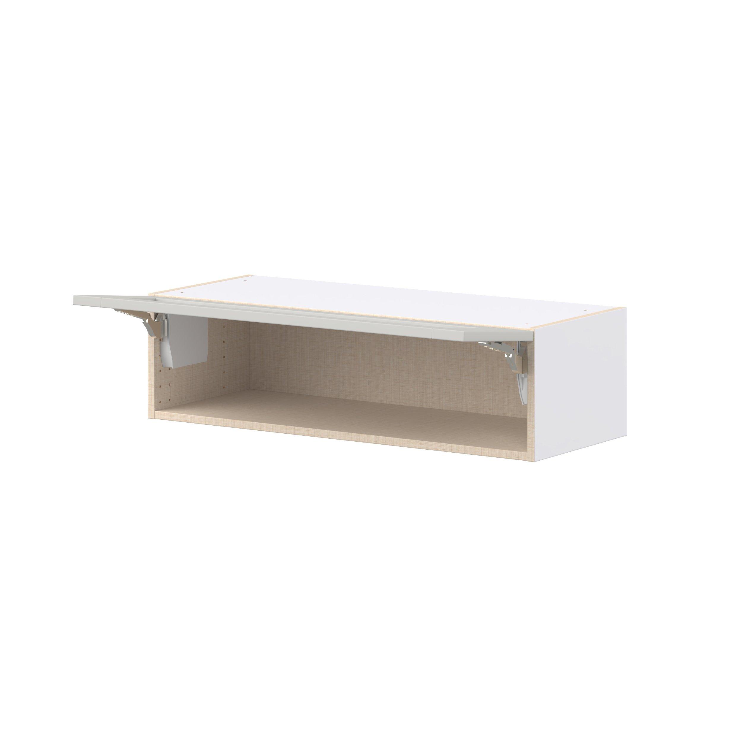 Summerhill 36 in. Light Gray Lift Up Wall Cabinet