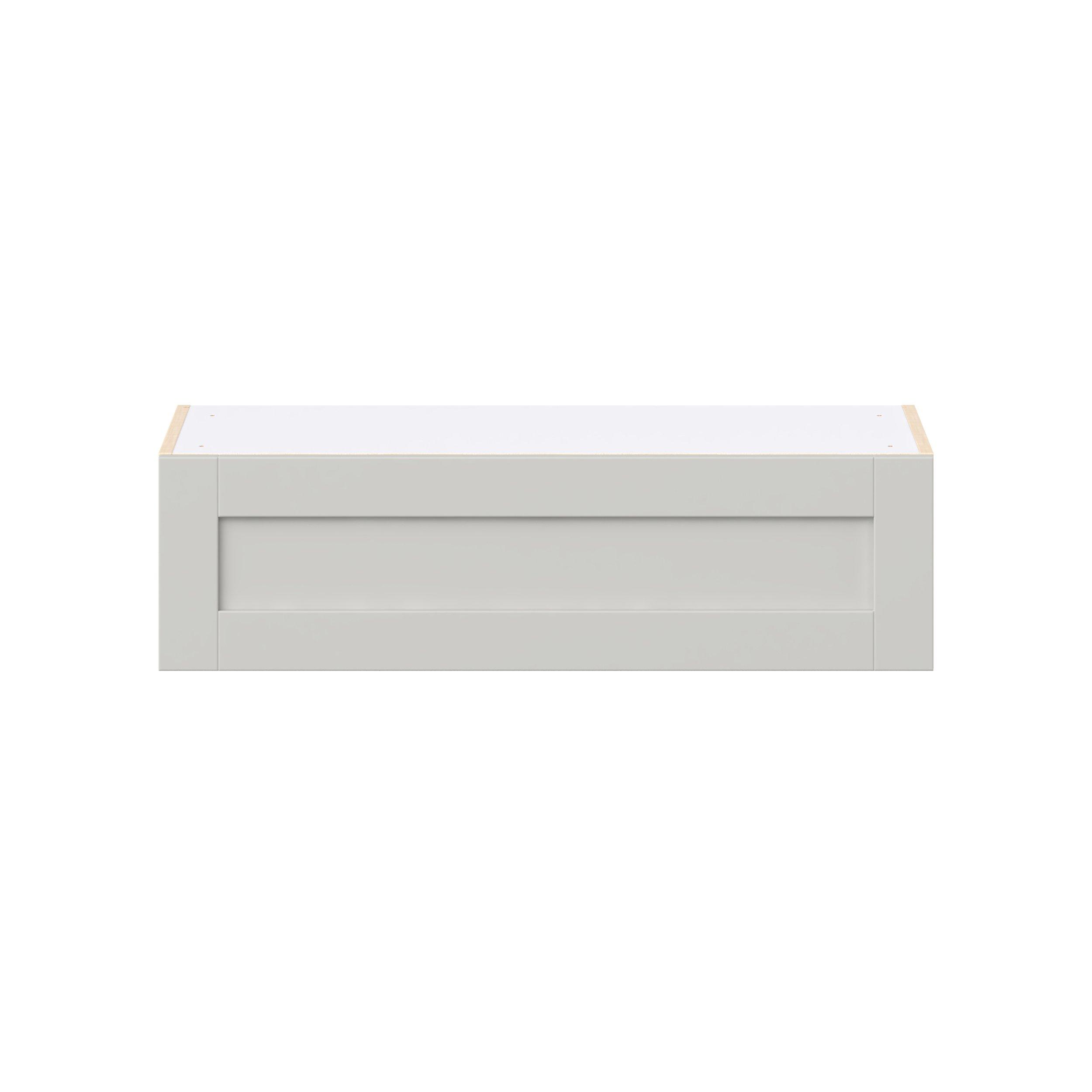 Summerhill 36 in. Light Gray Lift Up Wall Cabinet