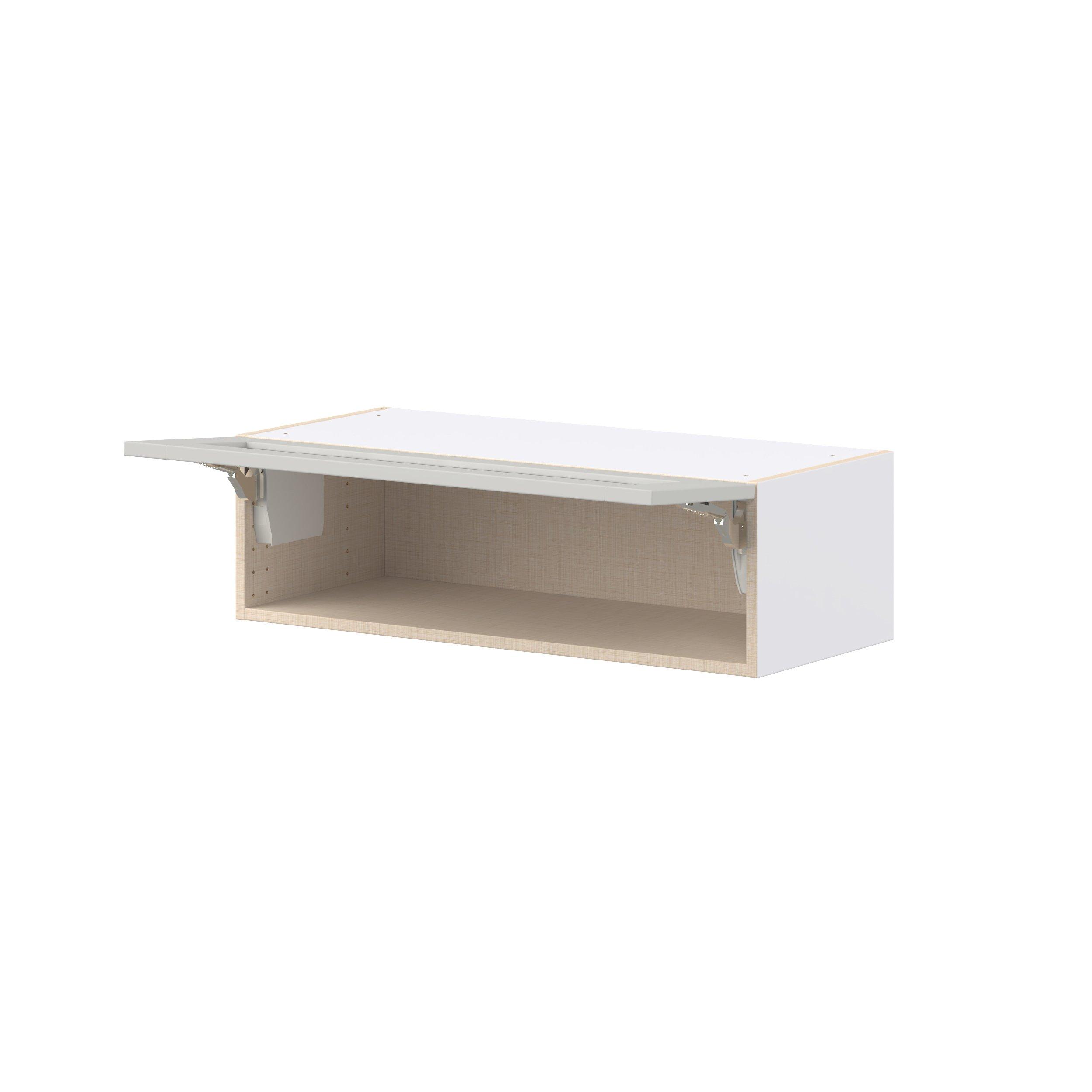 Summerhill 33 in. Light Gray Lift Up Wall Cabinet