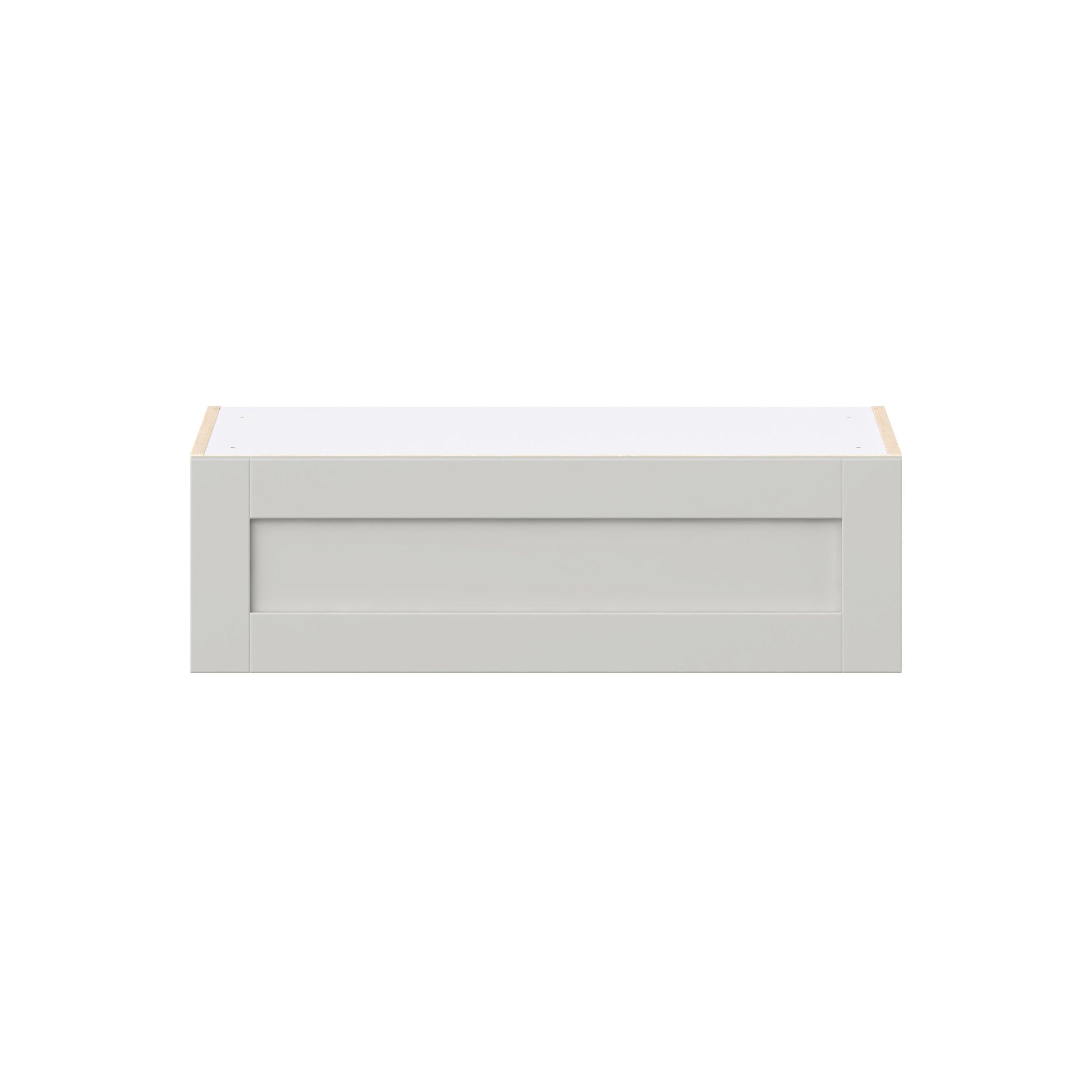 Summerhill 33 in. Light Gray Lift Up Wall Cabinet