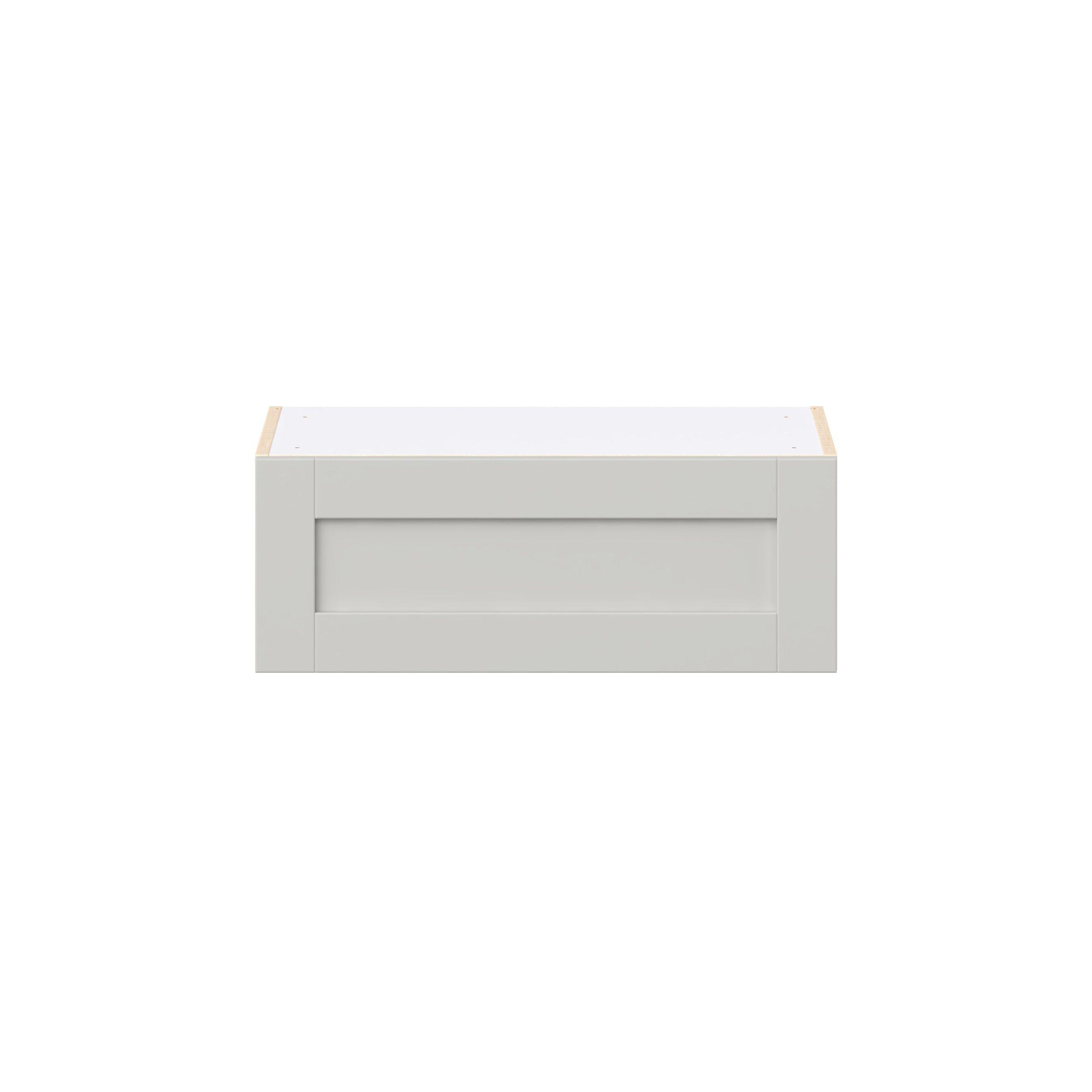 Summerhill 27 in. Light Gray Lift Up Wall Cabinet