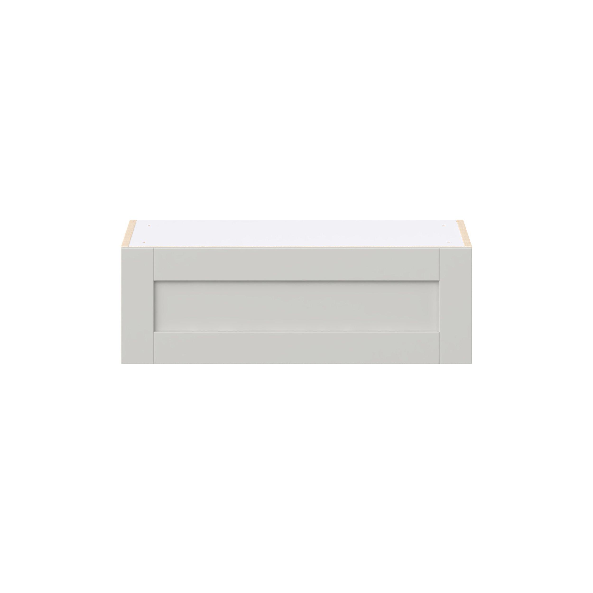 Summerhill 30 in. Light Gray Lift Up Wall Cabinet