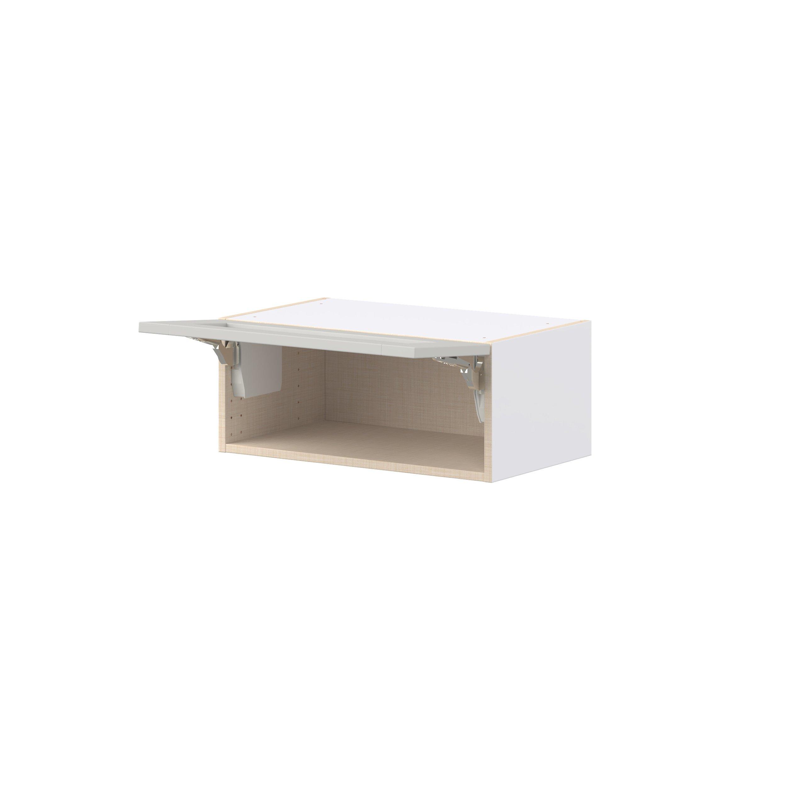 Summerhill 24 in. Light Gray Lift Up Wall Cabinet