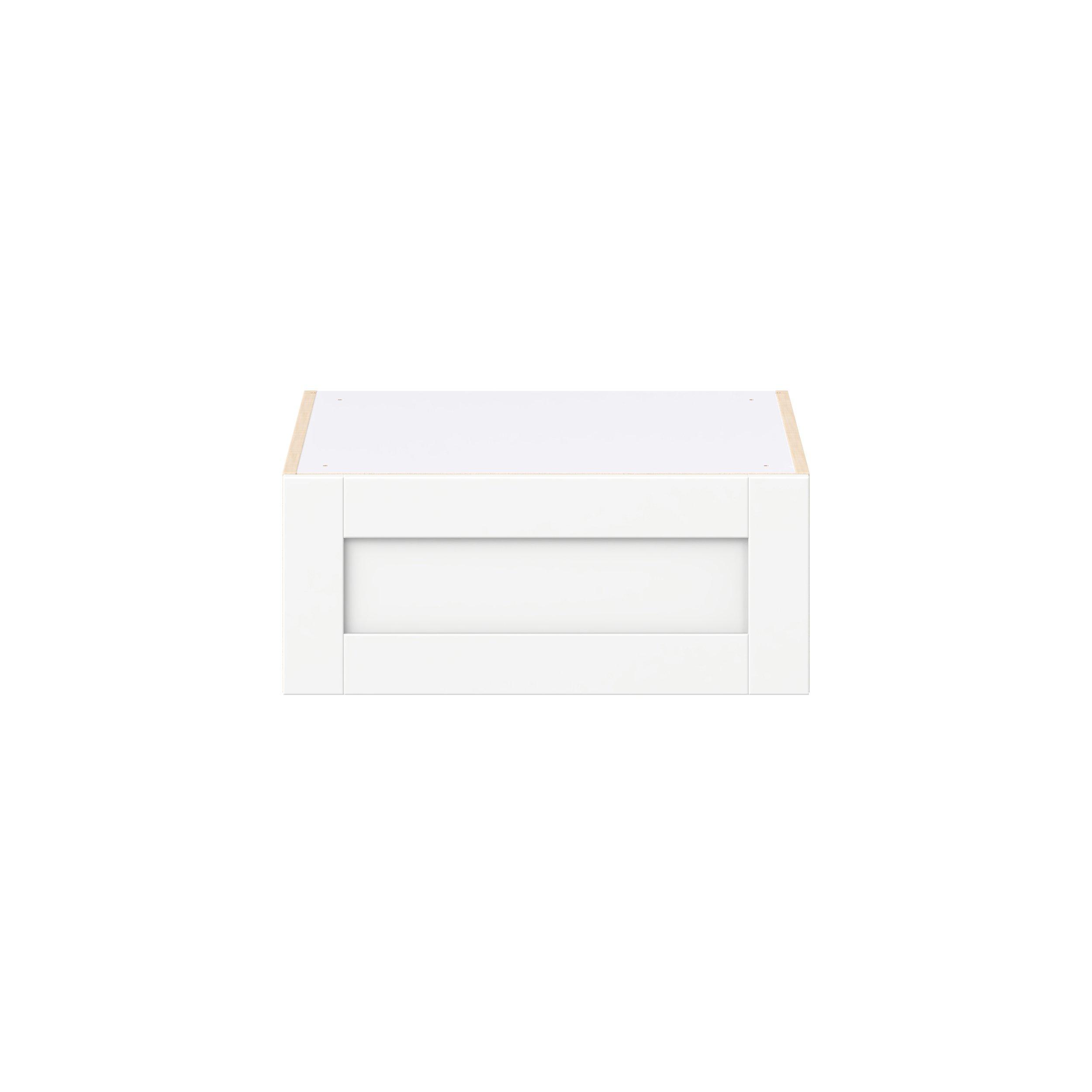 Summerhill 24 in. Bright White Lift Up Wall Cabinet