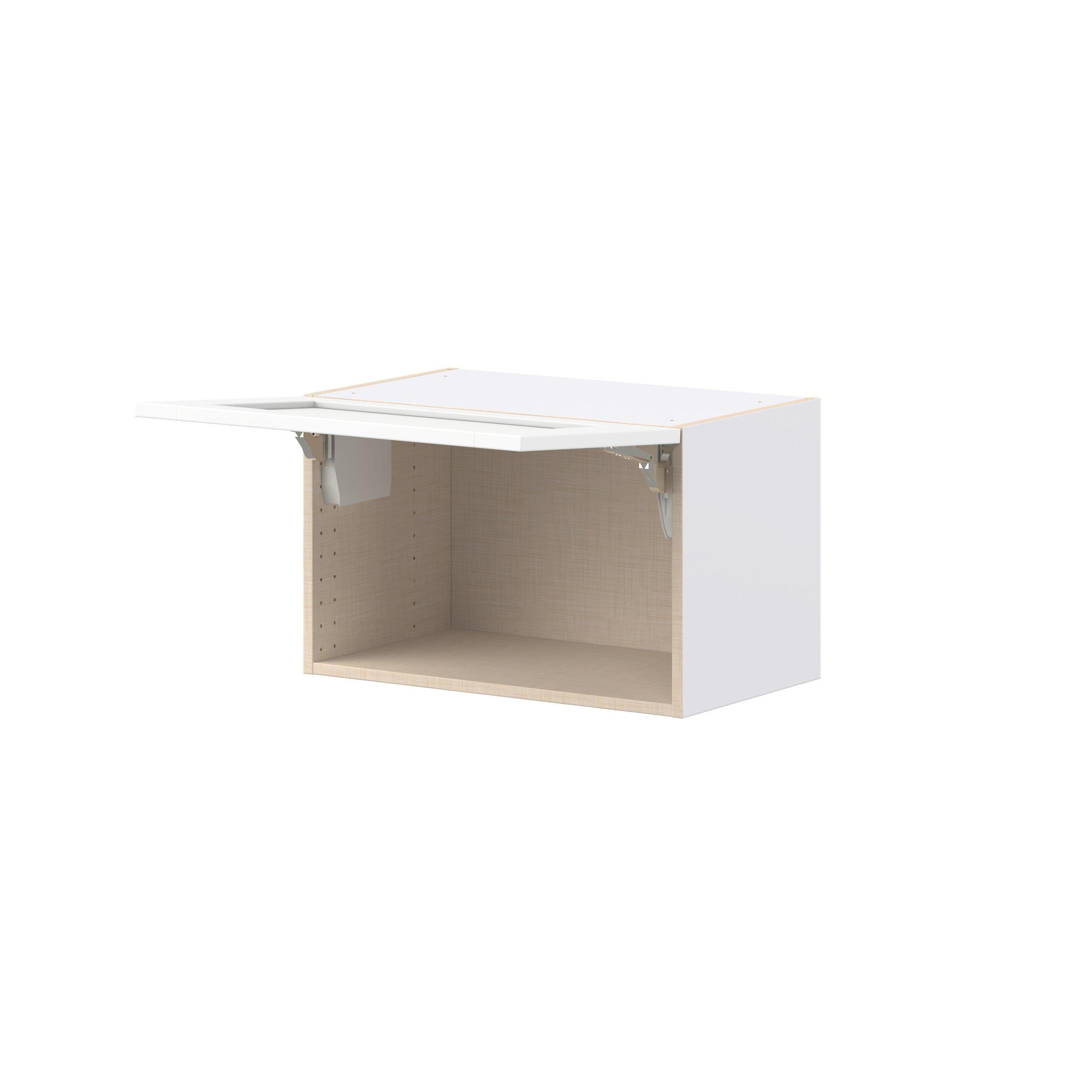 Summerhill 24 in. Bright White Lift Up Wall Cabinet