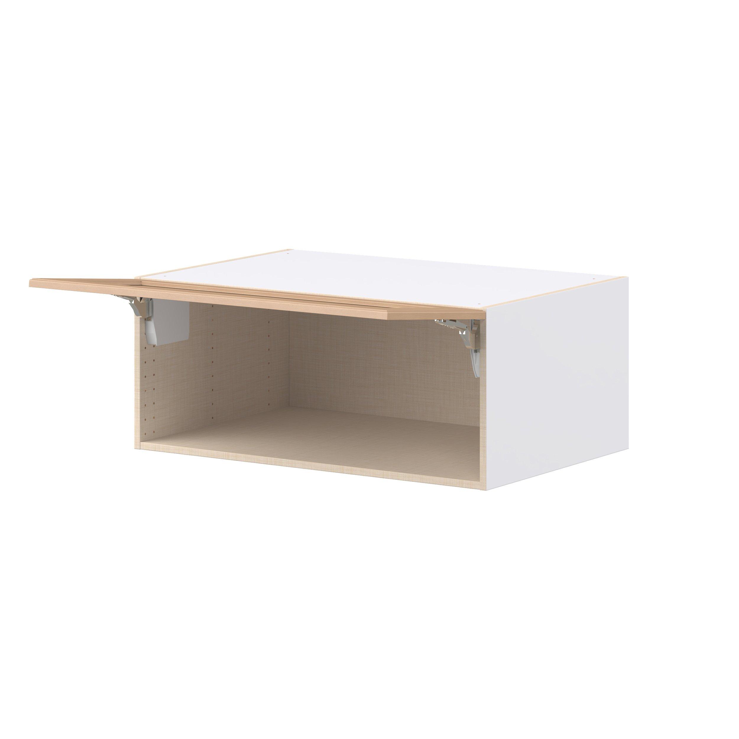 Sugarhill 36 in. Stained Sugar Cookie Lift Up Wall Cabinet